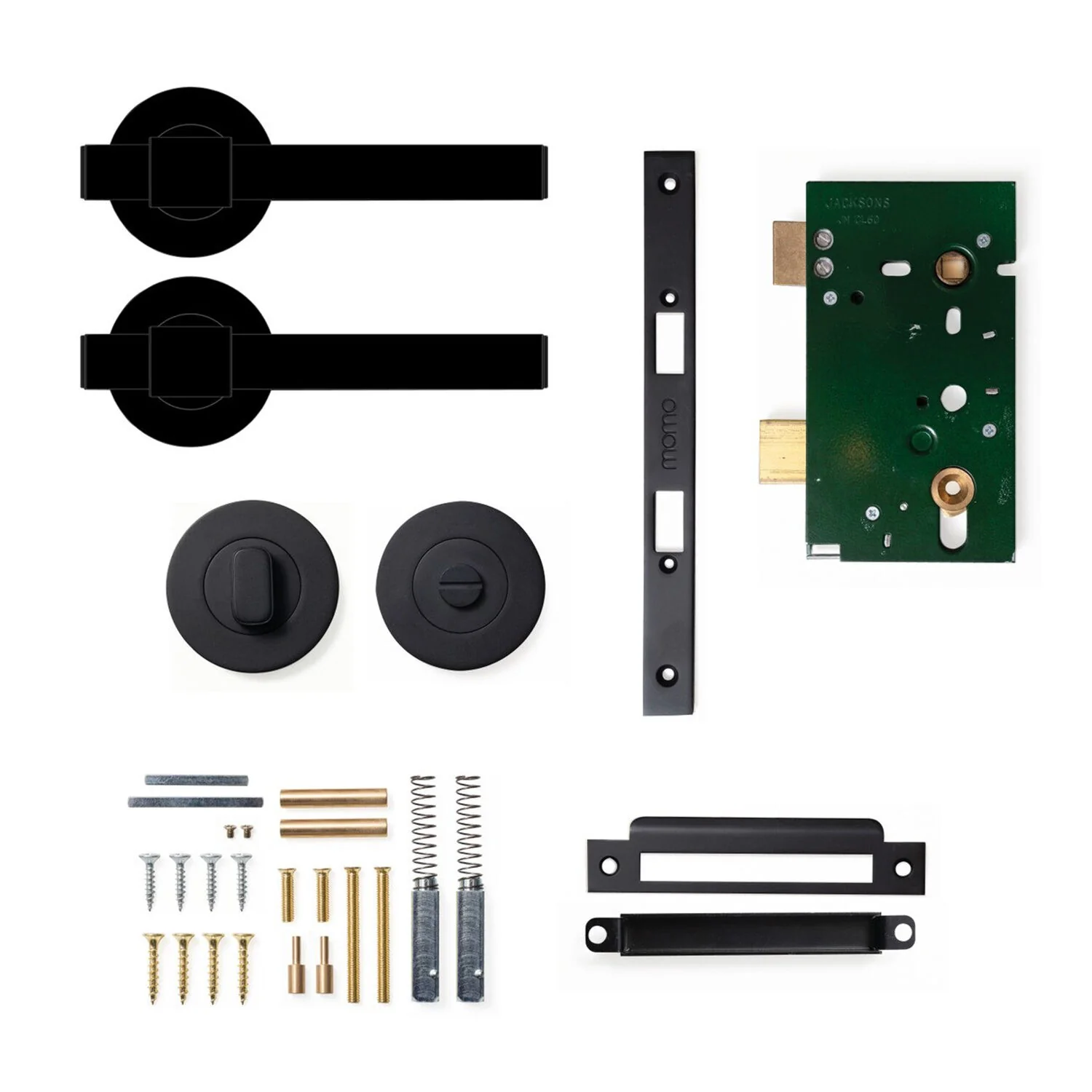 Momo Belgravia Plain Solid Brass Lever Mortice Lock Privacy Set - Available in Various Finishes - Image 7