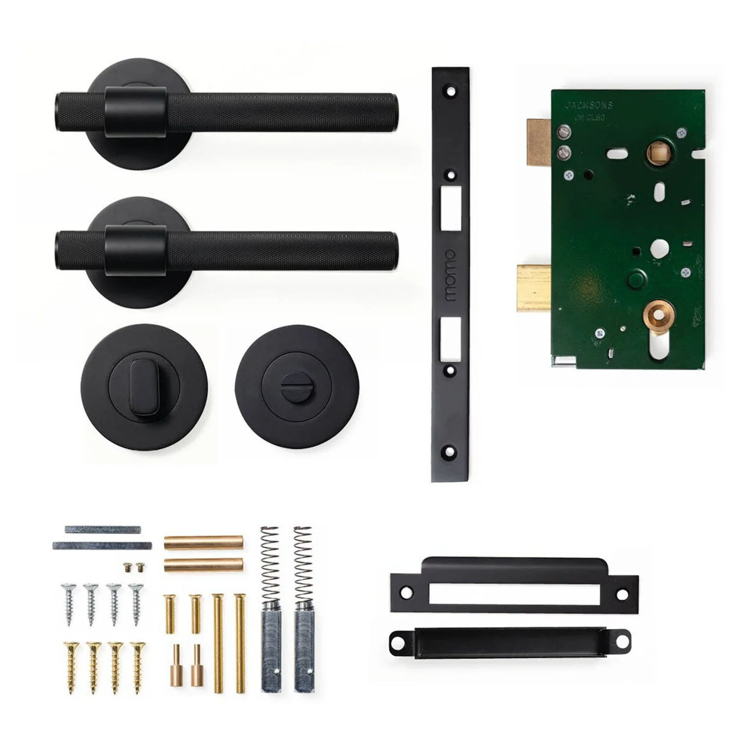 Momo Belgravia Solid Brass Mortice Lock Privacy Lever Set - Available in Various Finishes - Image 6