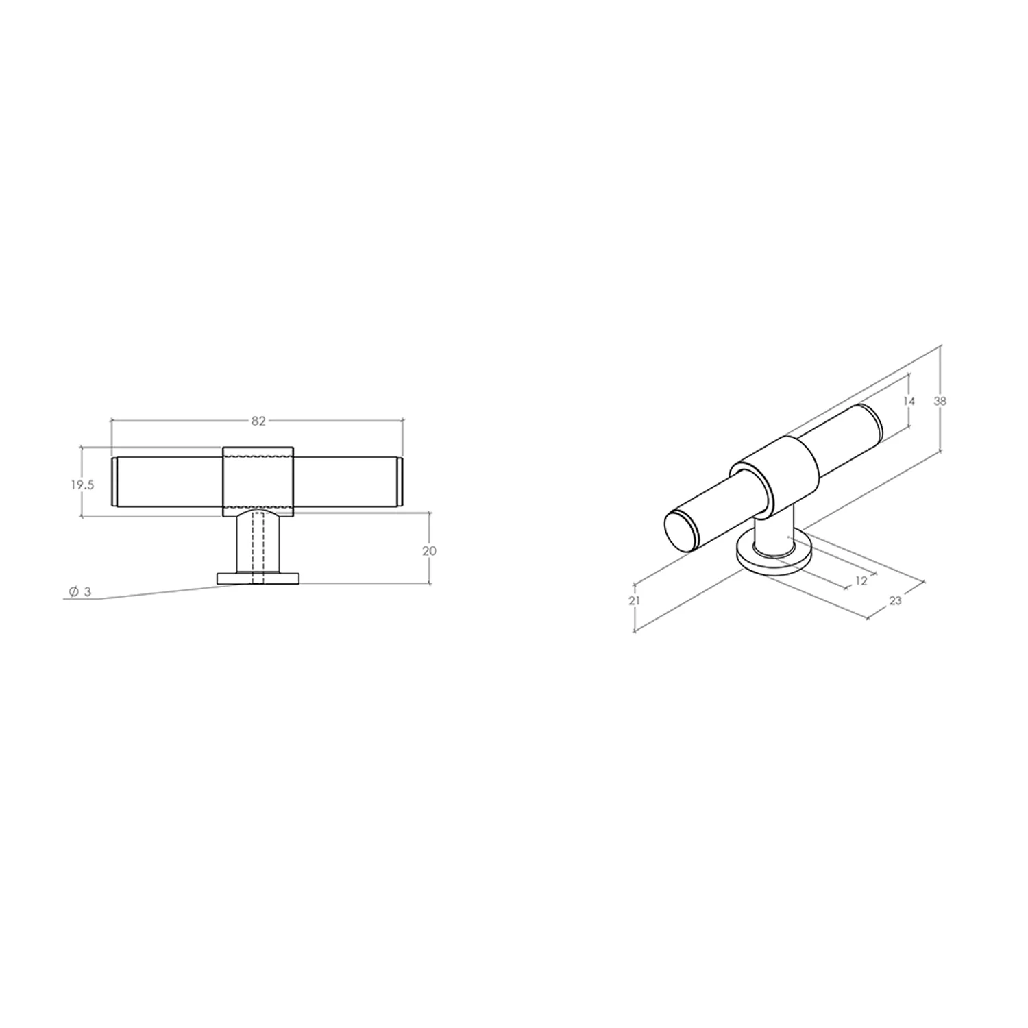 Momo Belgravia T Knob - Available In Various Finishes - Image 9
