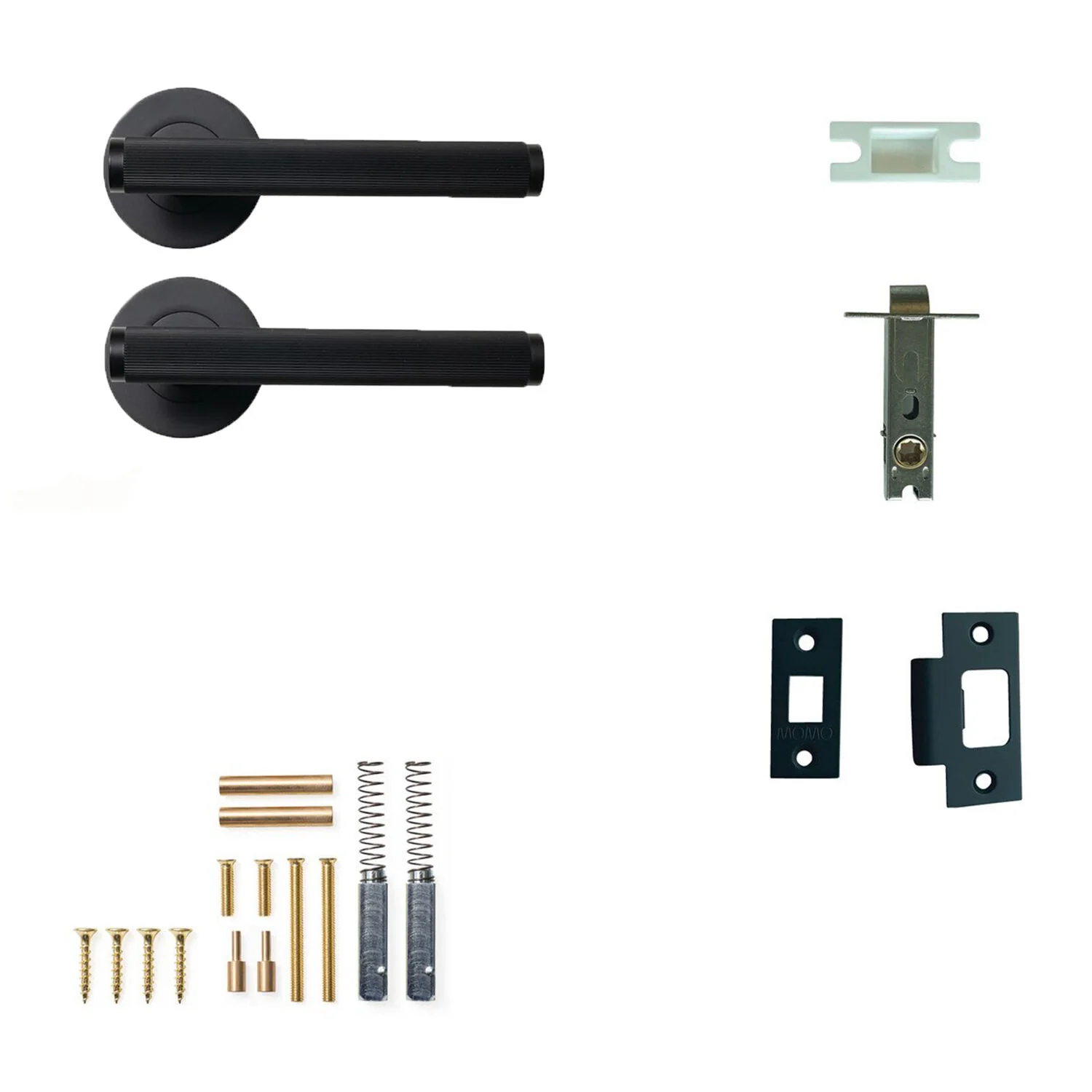 Momo Bellevue Solid Brass Lined Tubular Latch Passage Lever Set - Available in Various Finishes - Image 7