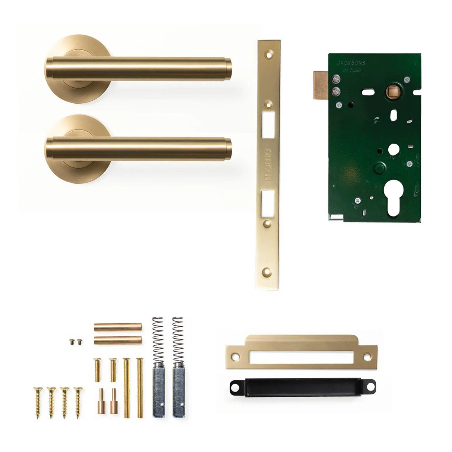 Momo Bellevue Solid Brass Plain Mortice Lock Passage Lever Set - Available in Various Finishes - Image 4