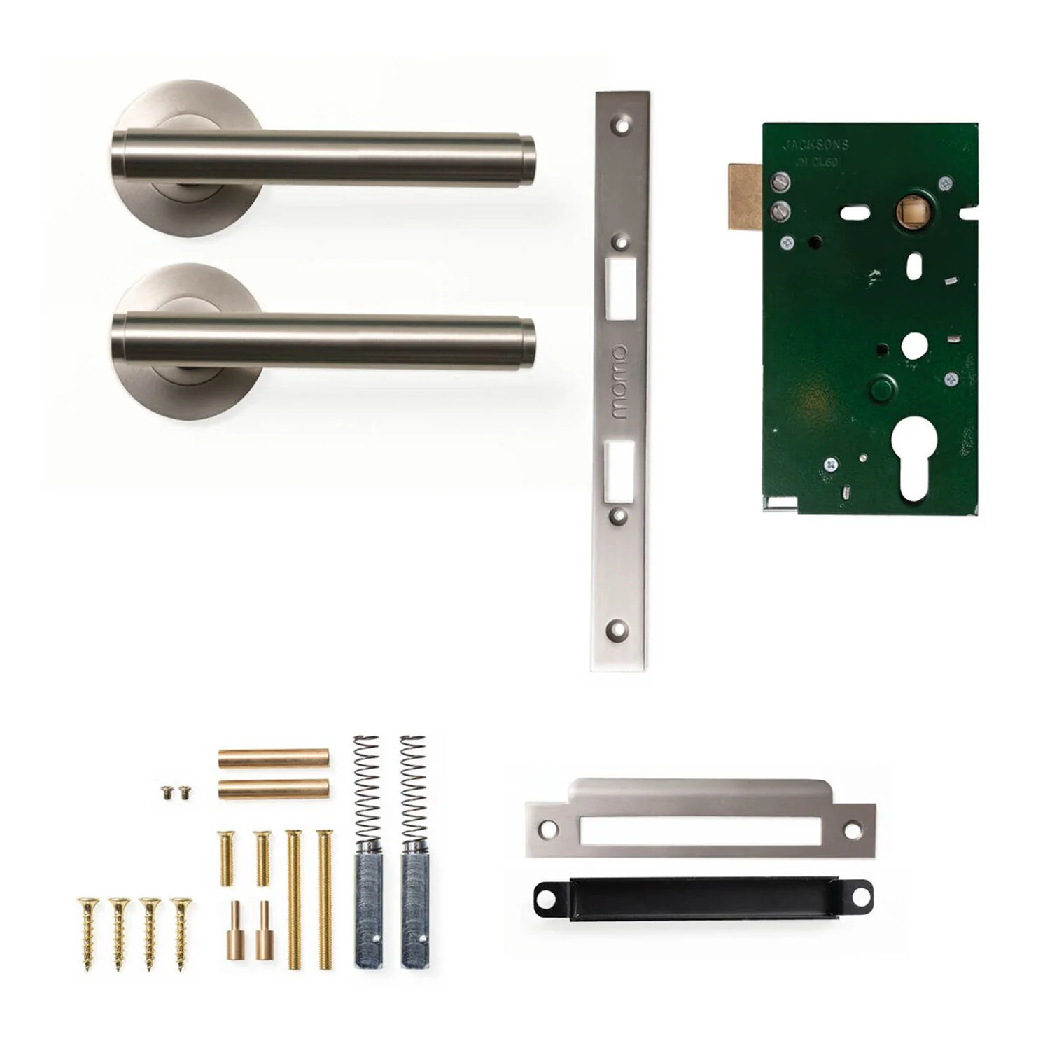 Momo Bellevue Solid Brass Plain Mortice Lock Passage Lever Set - Available in Various Finishes - Image 6