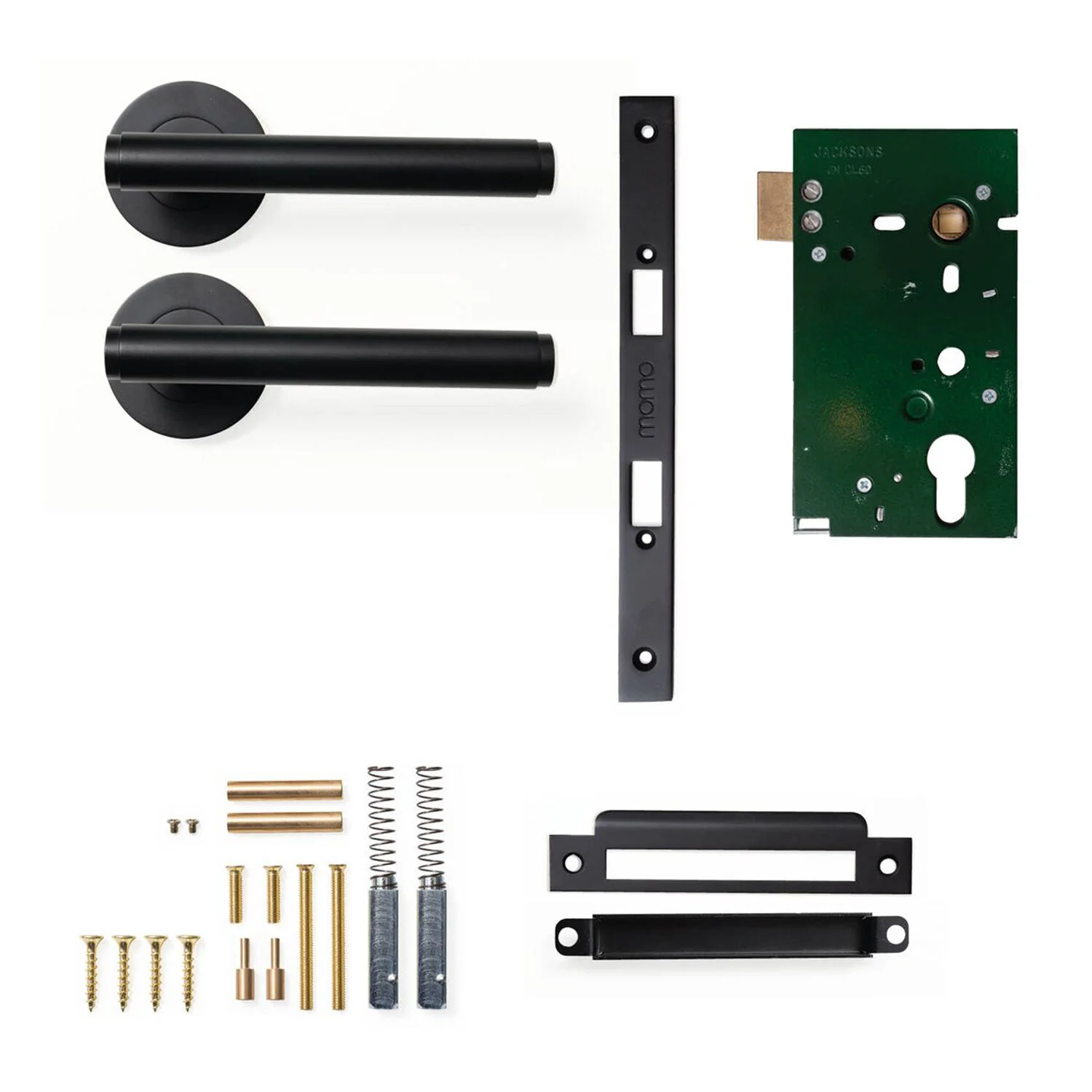 Momo Bellevue Solid Brass Plain Mortice Lock Passage Lever Set - Available in Various Finishes - Image 7
