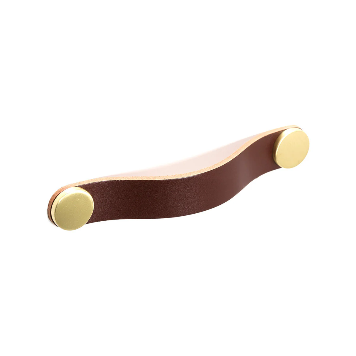 Momo Flexa Leather Cabinet D Handle - Available In Various Finishes - Image 6