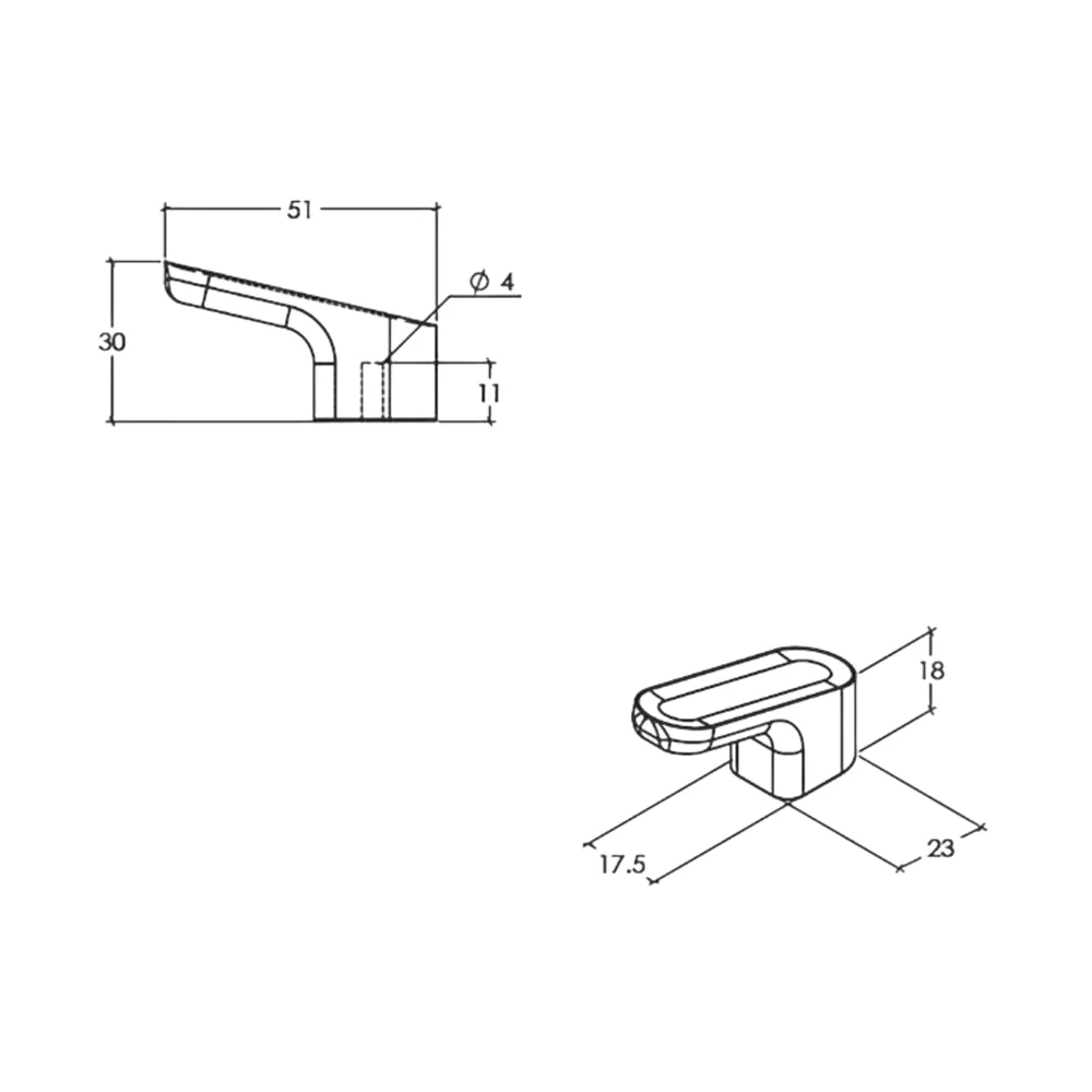 Momo Handles Luv Wood Angled Knob 51mm - Available in Various Finishes - Image 4