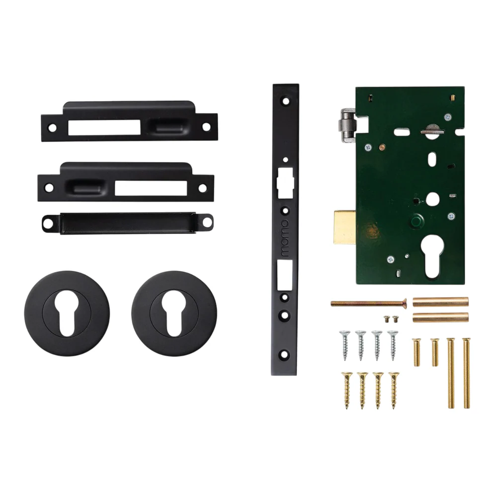 Momo Roller Mortice Solid Brass Entrance Set - Available in Various Finishes - Image 6