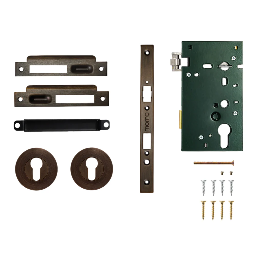Momo Roller Mortice Solid Brass Entrance Set - Available in Various Finishes - Image 7