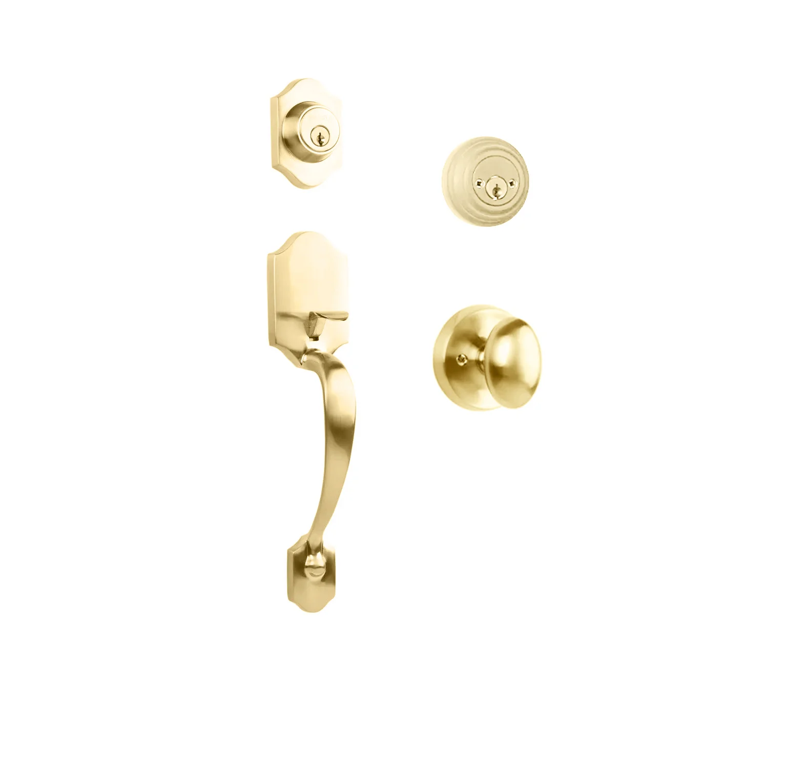 N2lok Charente Door Handle Double Cylinder with Egg Knob Entrance Set Box Pack - Image 4