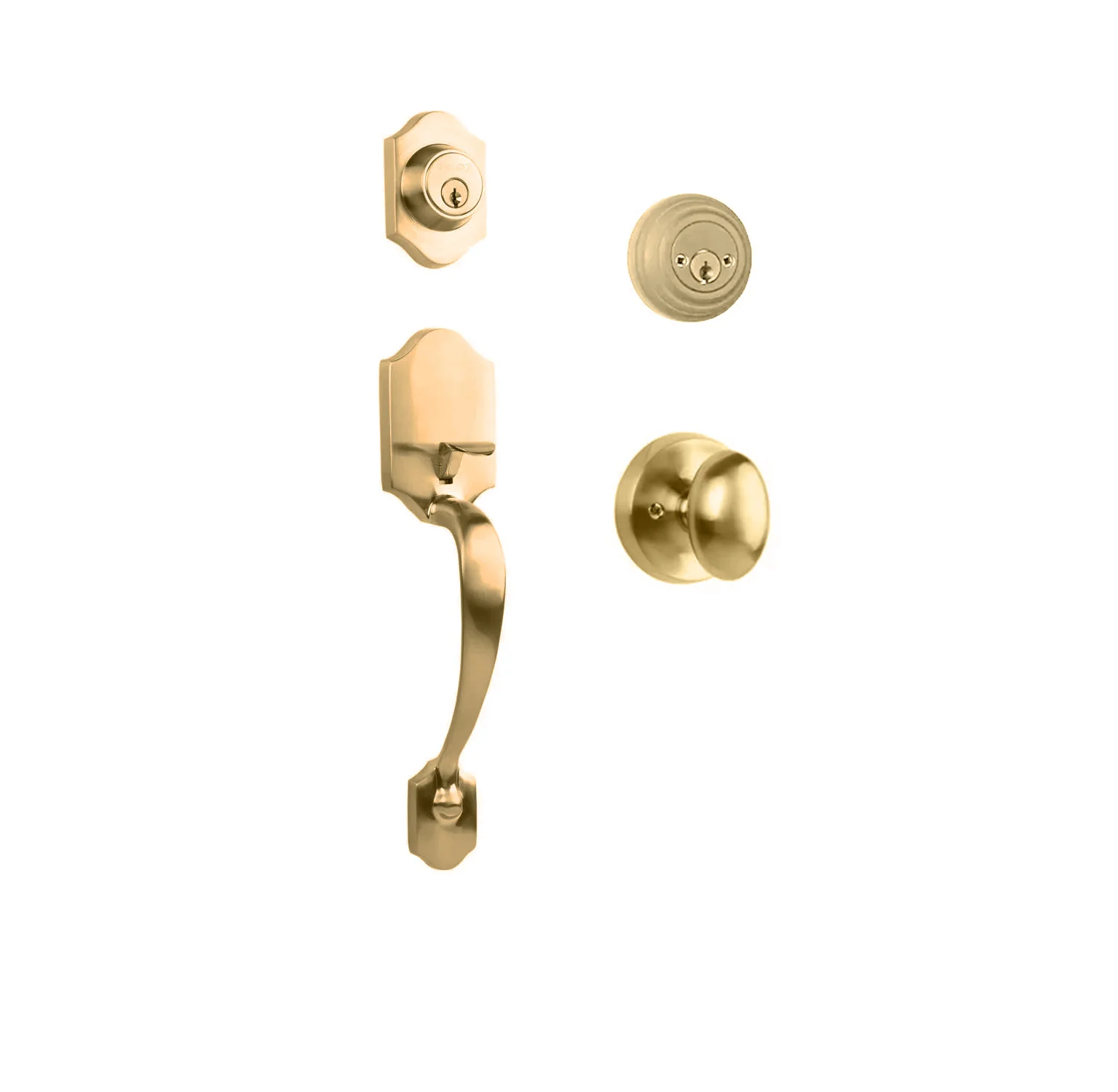 N2lok Charente Door Handle Double Cylinder with Egg Knob Entrance Set Box Pack - Image 7