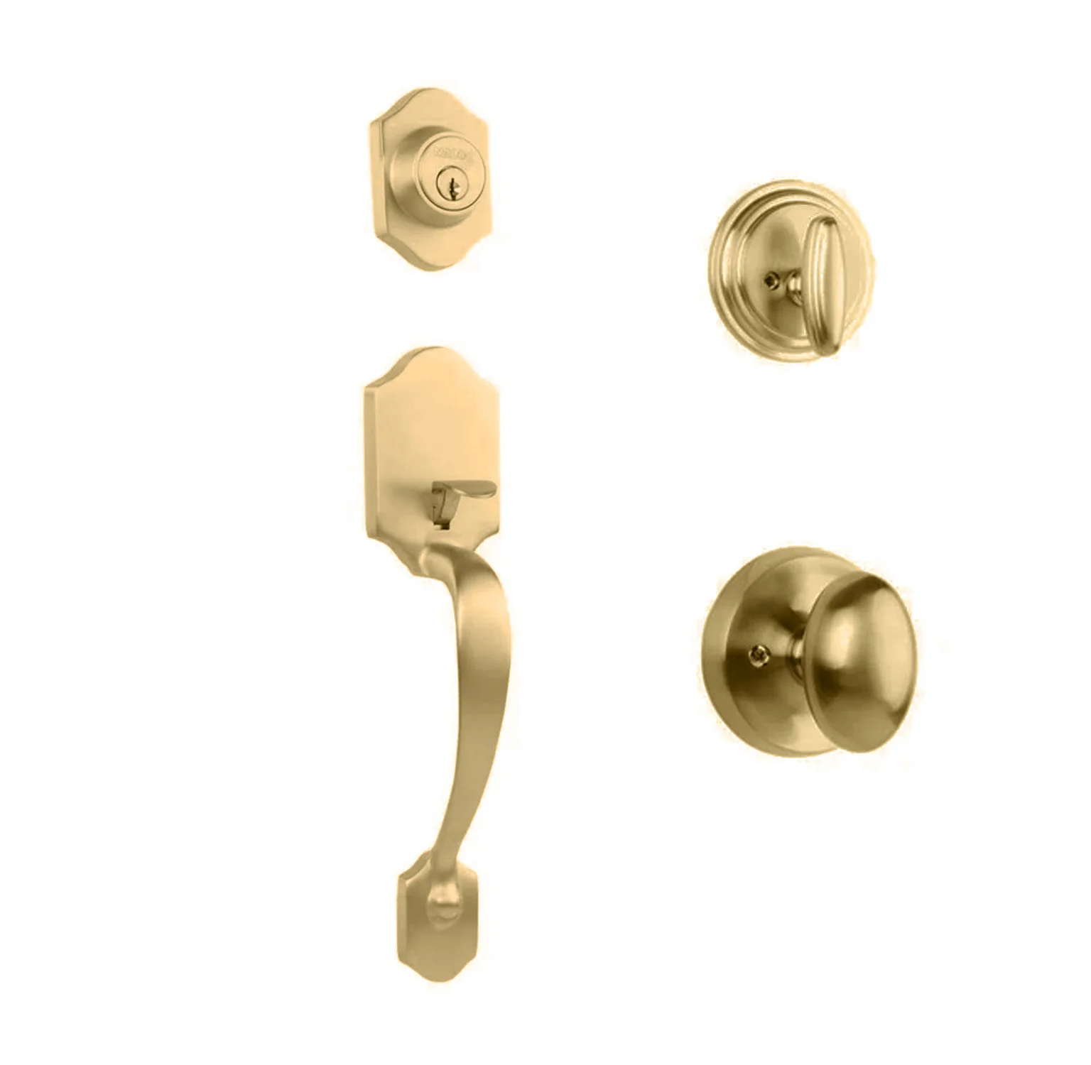 N2lok Charente Single Cylinder Entry Set with Egg Door Knob - Available in Various Finishes - Image 7