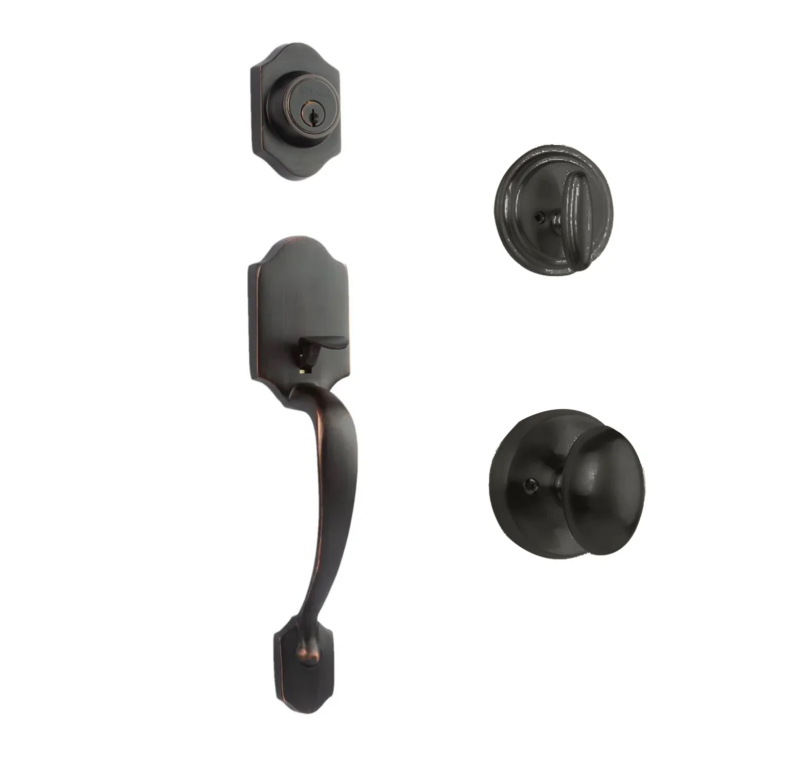 N2lok Charente Single Cylinder Entry Set with Egg Door Knob - Available in Various Finishes - Image 8