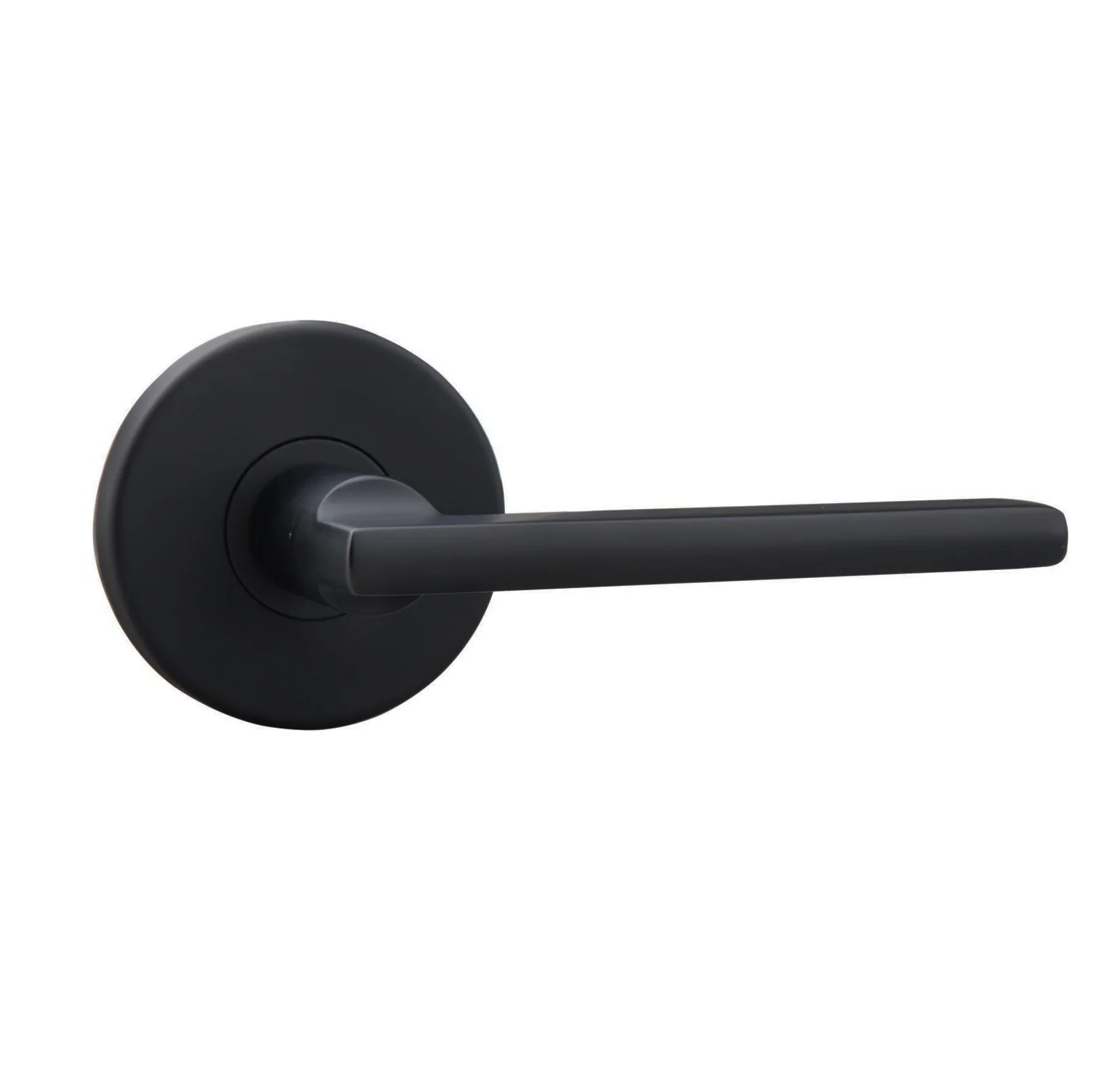 N2lok Decorus Door Lever Handle on Round Rose Passage Set Box Pack - Available in Various Finishes - Image 2