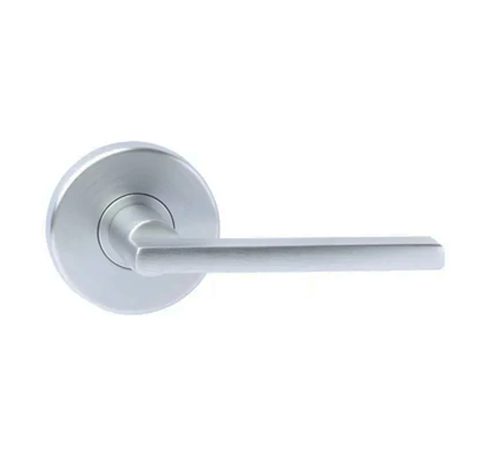 N2lok Decorus Door Lever Handle on Round Rose Passage Set Box Pack - Available in Various Finishes - Image 3