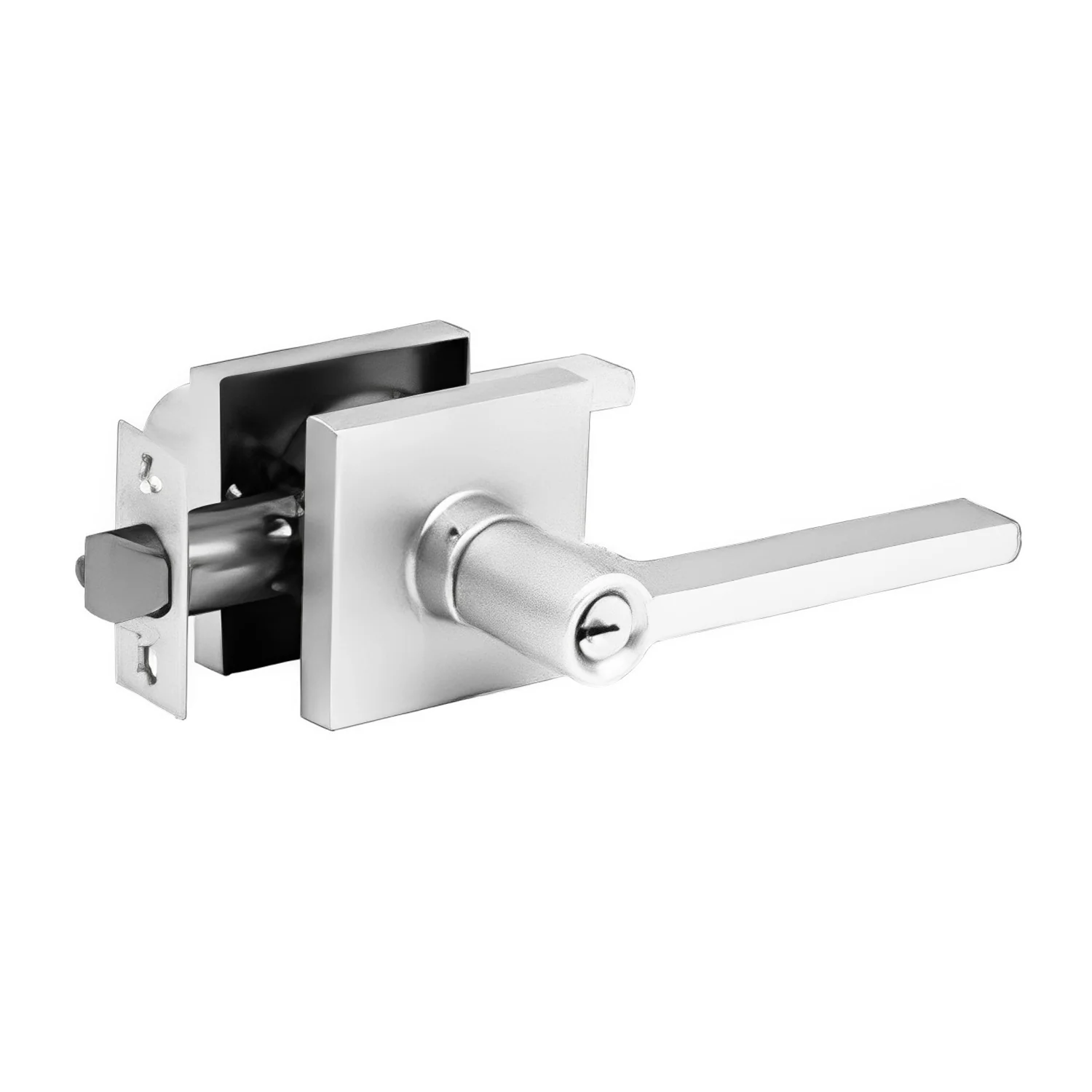 N2lok Decorus Door Lever on Square Rose Entrance Set Box Pack - Avalable in Various Finishes - Image 2