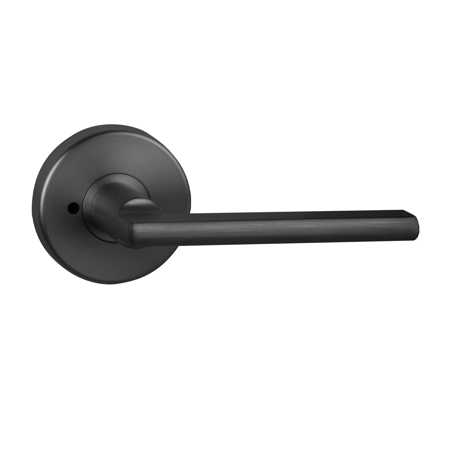 N2lok Decorus Door Lever Privacy Set on Round Rose Box Pack - Available in Various Finishes - Image 2