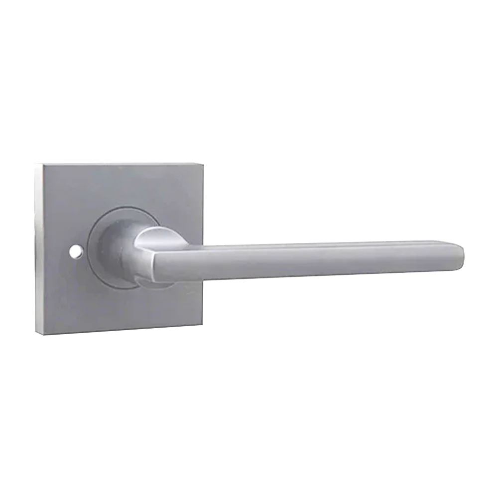 N2lok Decorus Door Lever Privacy Set Square Rose Box Pack - Available in Various Finishes - Image 3