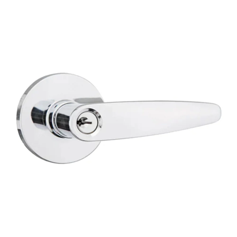 N2lok Equatos Door Lever Round Rose Entrance Set - Available in Various Finishes - Image 2