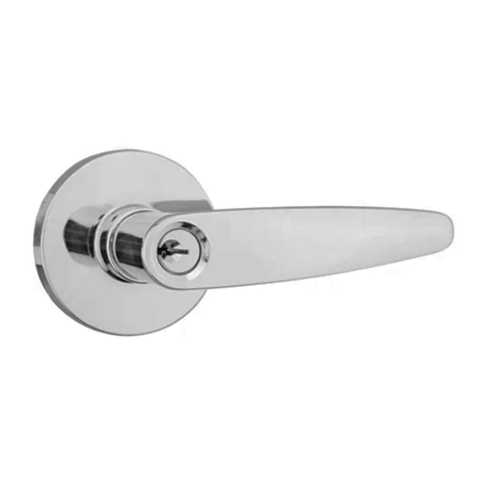 N2lok Equatos Door Lever Round Rose Entrance Set - Available in Various Finishes - Image 3