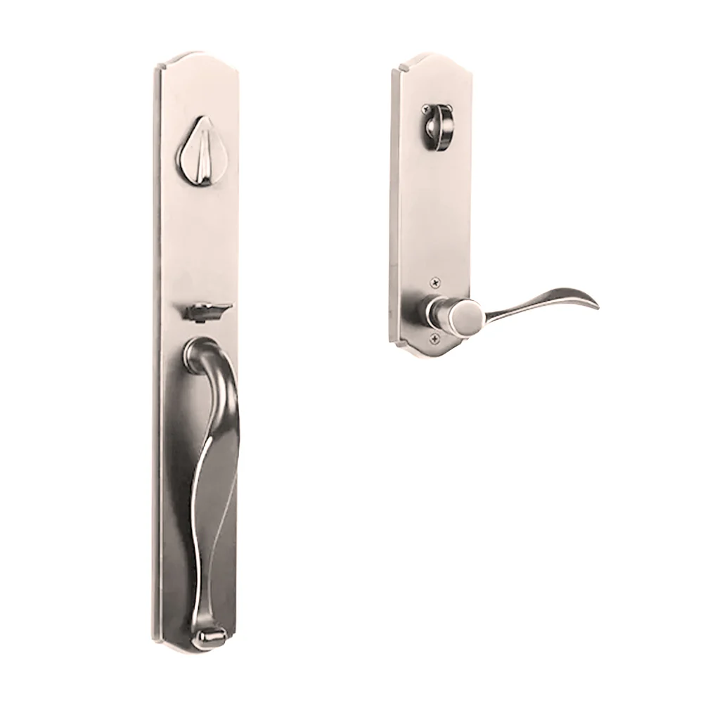 N2lok Etna Door Handle Single Cylinder Wave Lever Entrance Set - Image 6