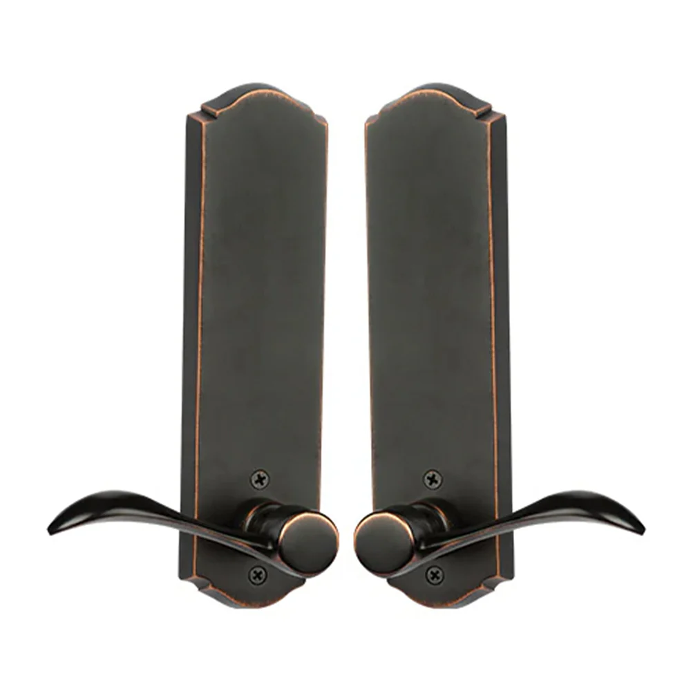 N2lok Etna Wave Door Lever Handle Passage Set - Available in Various Handing