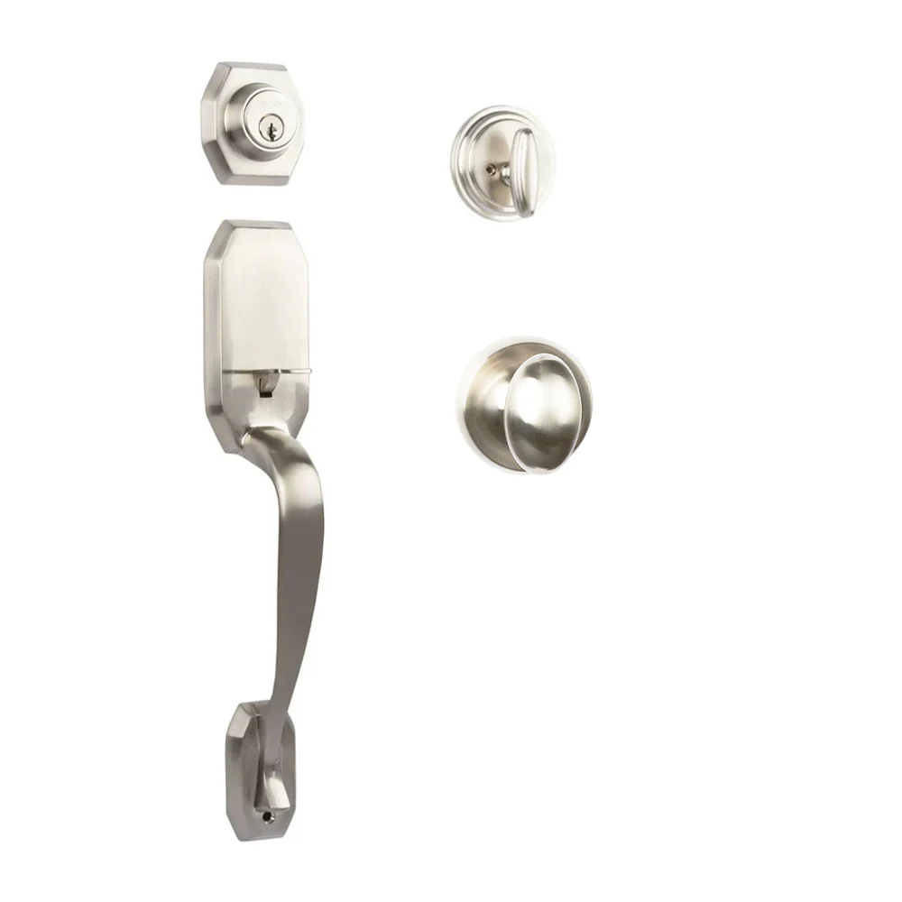 N2lok Garrone Door Handle Single Cylinder Uovo Knob Entrance Set - Available in Various Finishes - Image 4