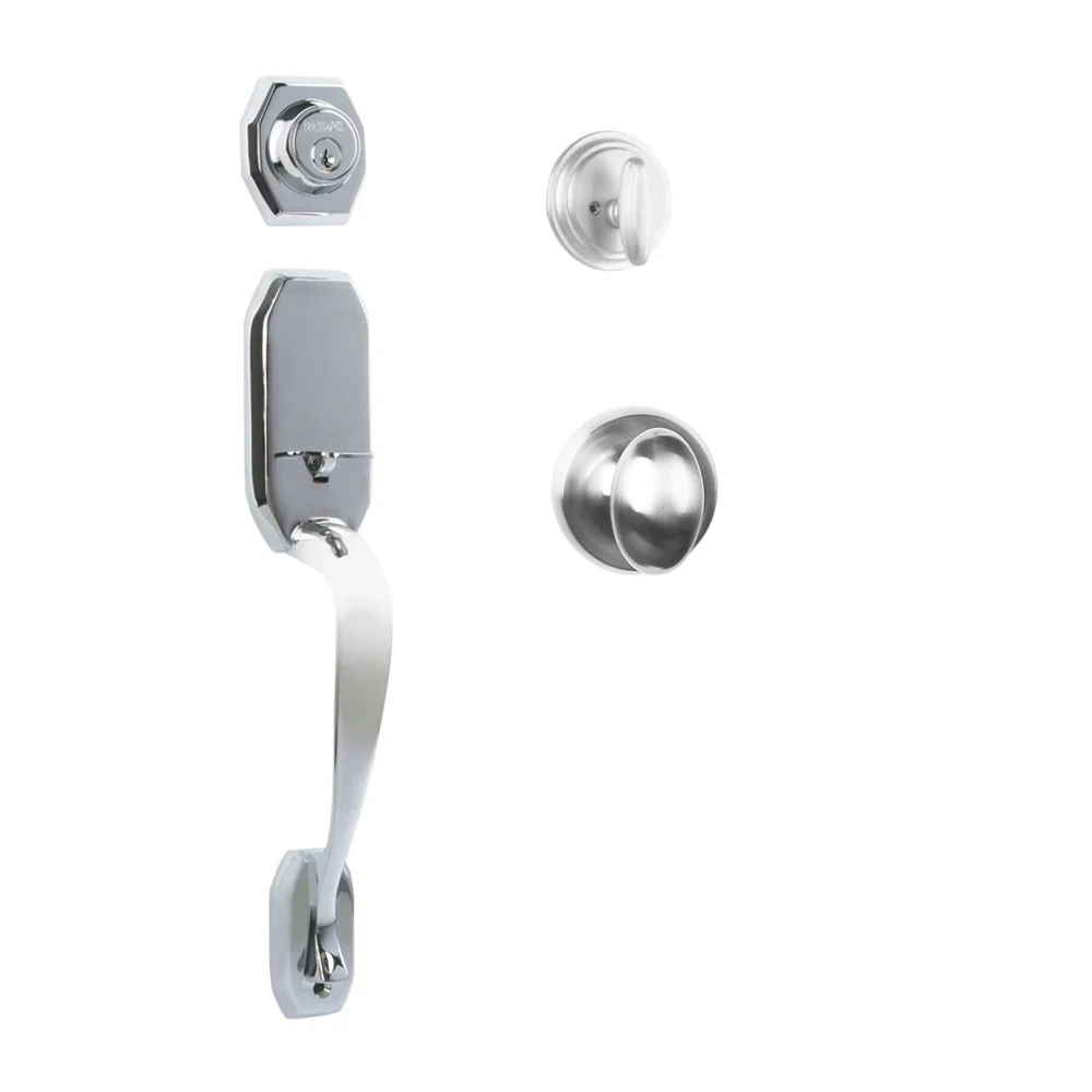 N2lok Garrone Door Handle Single Cylinder Uovo Knob Entrance Set - Available in Various Finishes - Image 5
