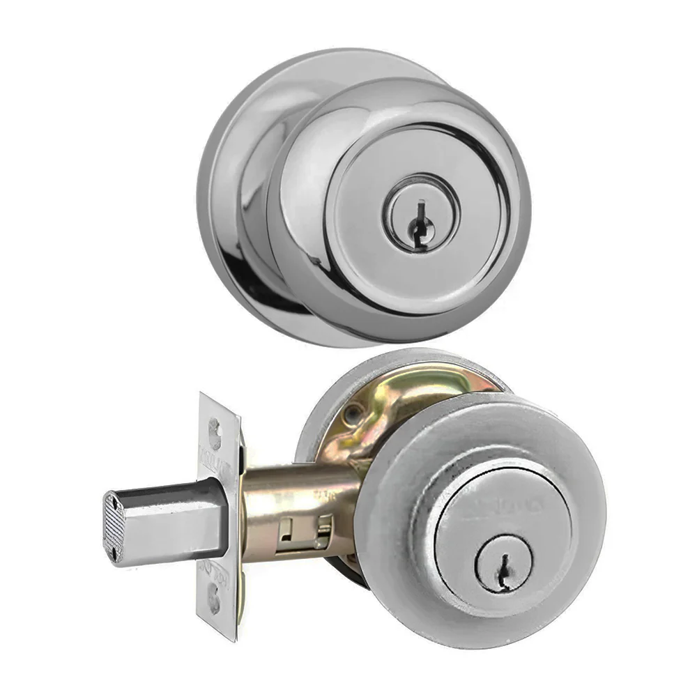N2lok Korona Door Knob Combo Set Box Pack - Available in Various Finishes - Image 2