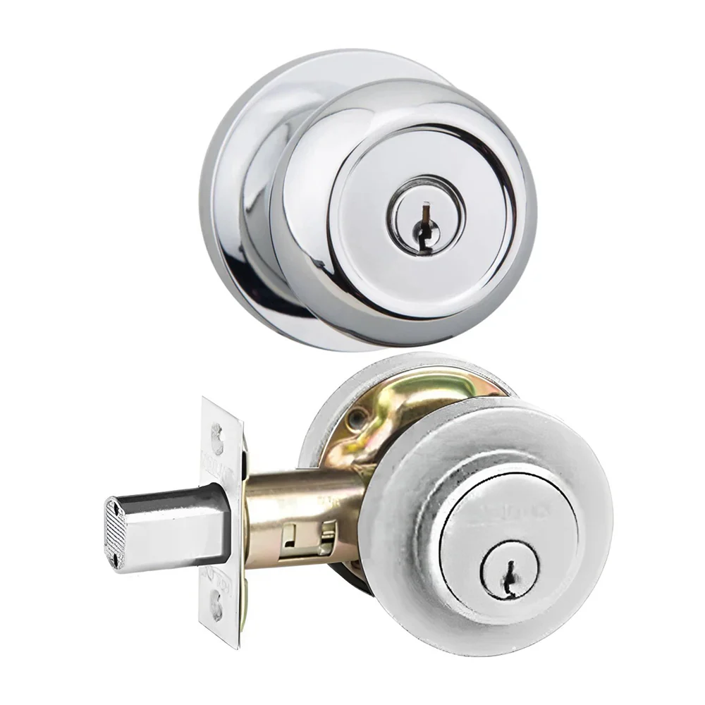 N2lok Korona Door Knob Combo Set Box Pack - Available in Various Finishes - Image 3