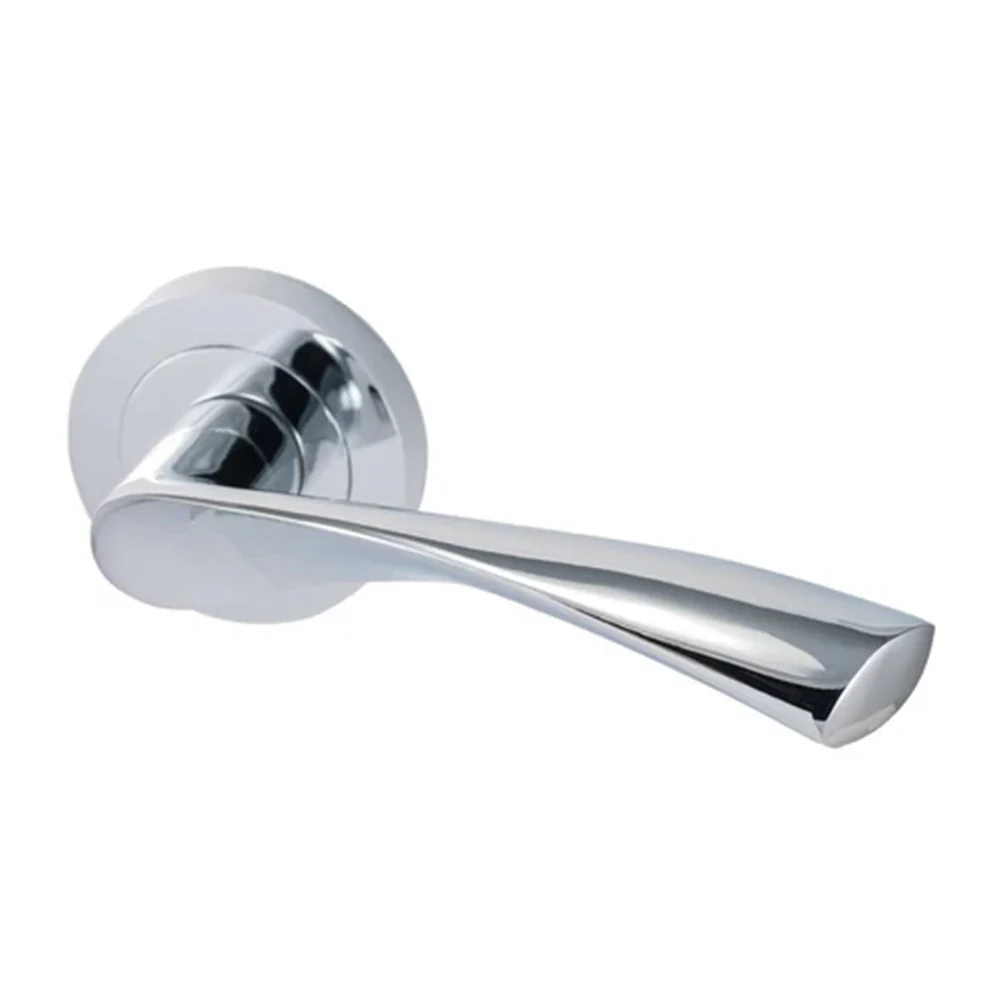 N2lok Lentus Door Lever Round Rose Passage Set - Avaialble in Various Finishes - Image 2