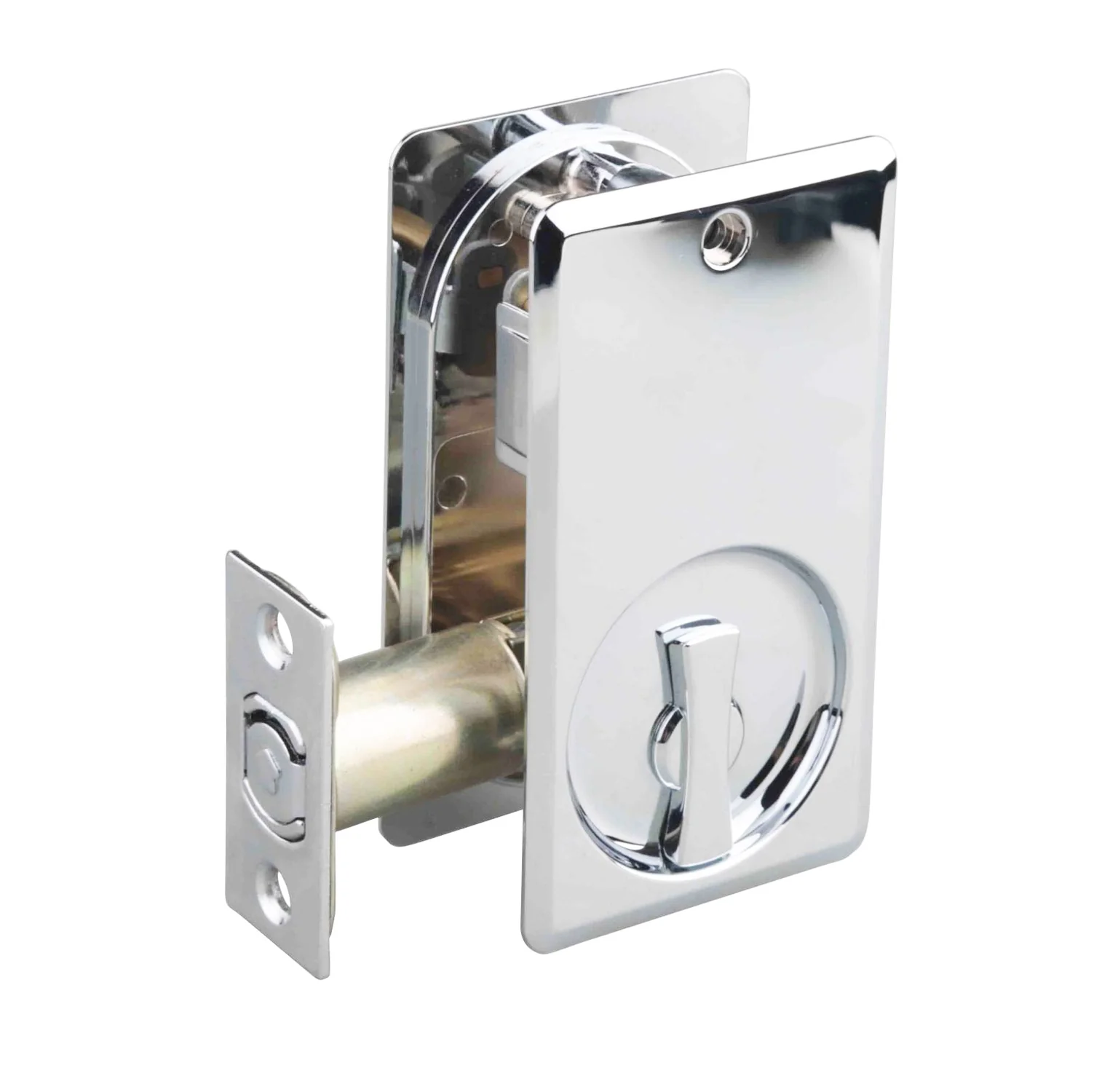 N2lok Lockable Cavity Sliding Door Lock Square Box Pack - Available in Various Finishes - Image 3