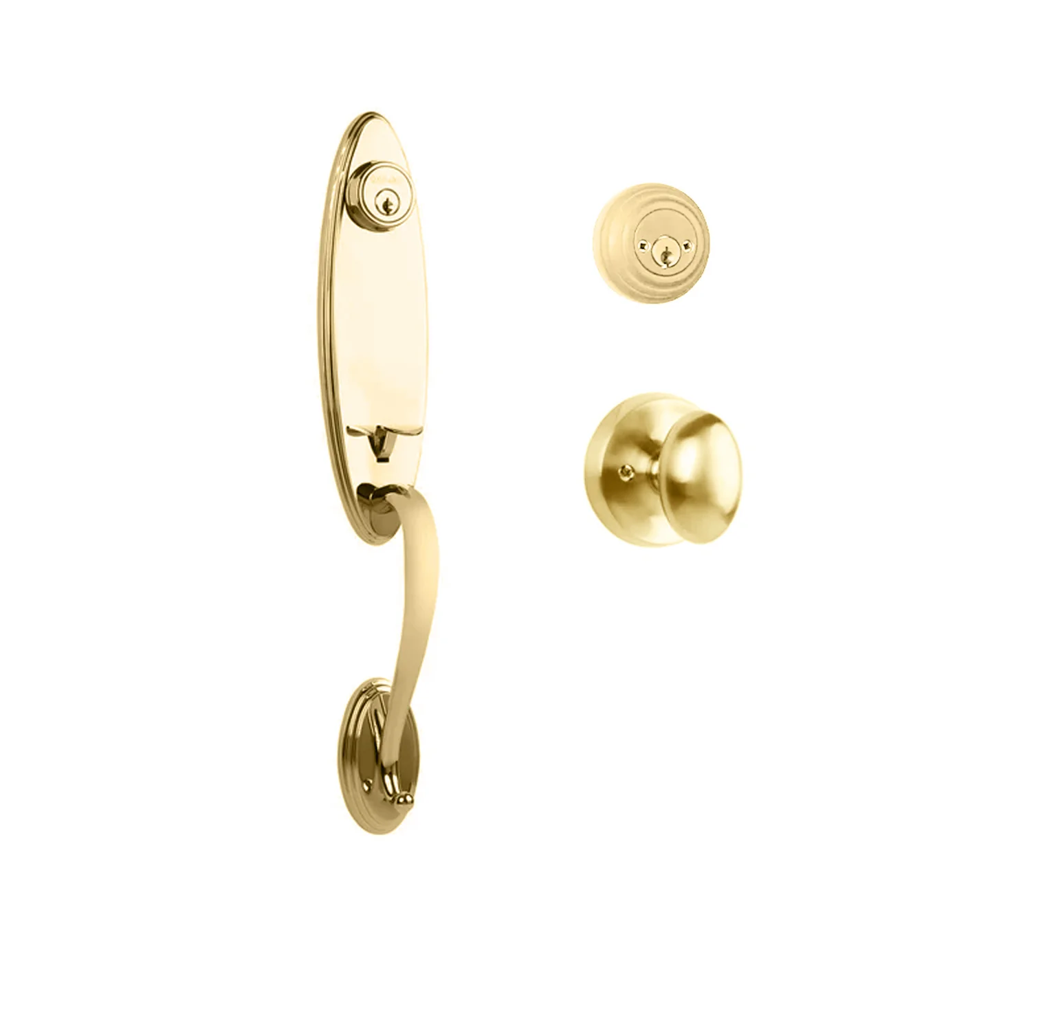N2lok Loire Door Handle Double Cylinder with Egg Knob Entrance Set Box Pack - Image 4