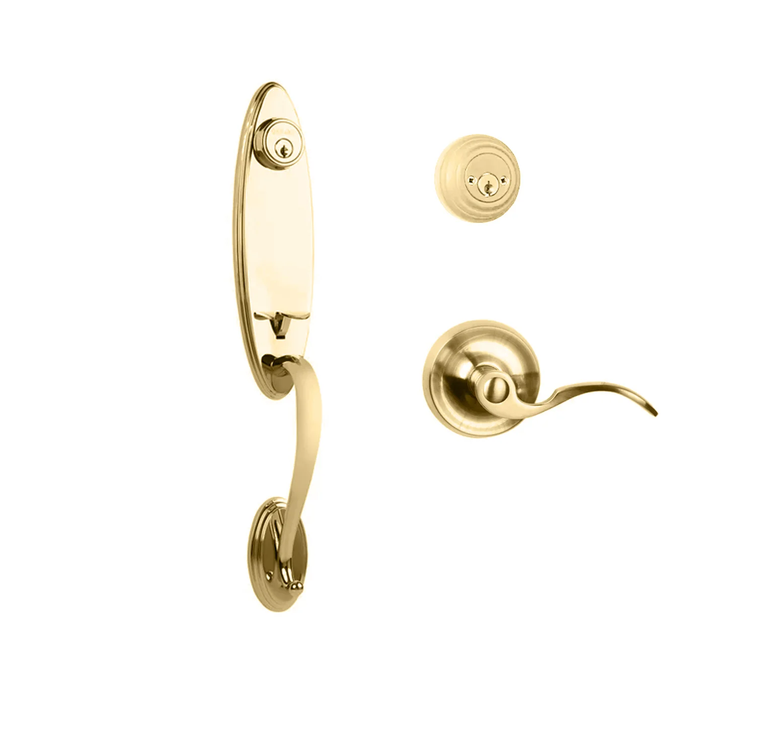 N2lok Loire Door Handle Double Cylinder with Flutto Lever Entrance Set Box Pack - Image 4