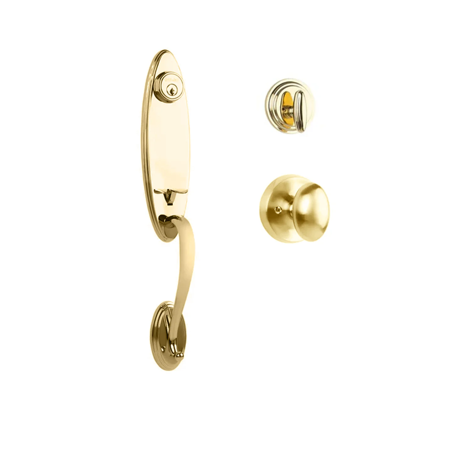 N2lok Loire Door Handle Single Cylinder with Egg Knob Entrance Set Box Pack - Image 4