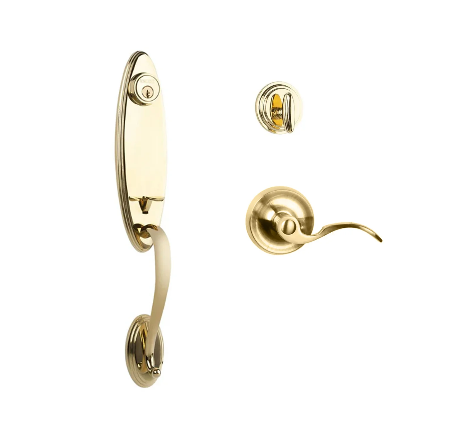 N2lok Loire Door Handle Single Cylinder with Flutto Lever Entrance Set Box Pack - Image 4