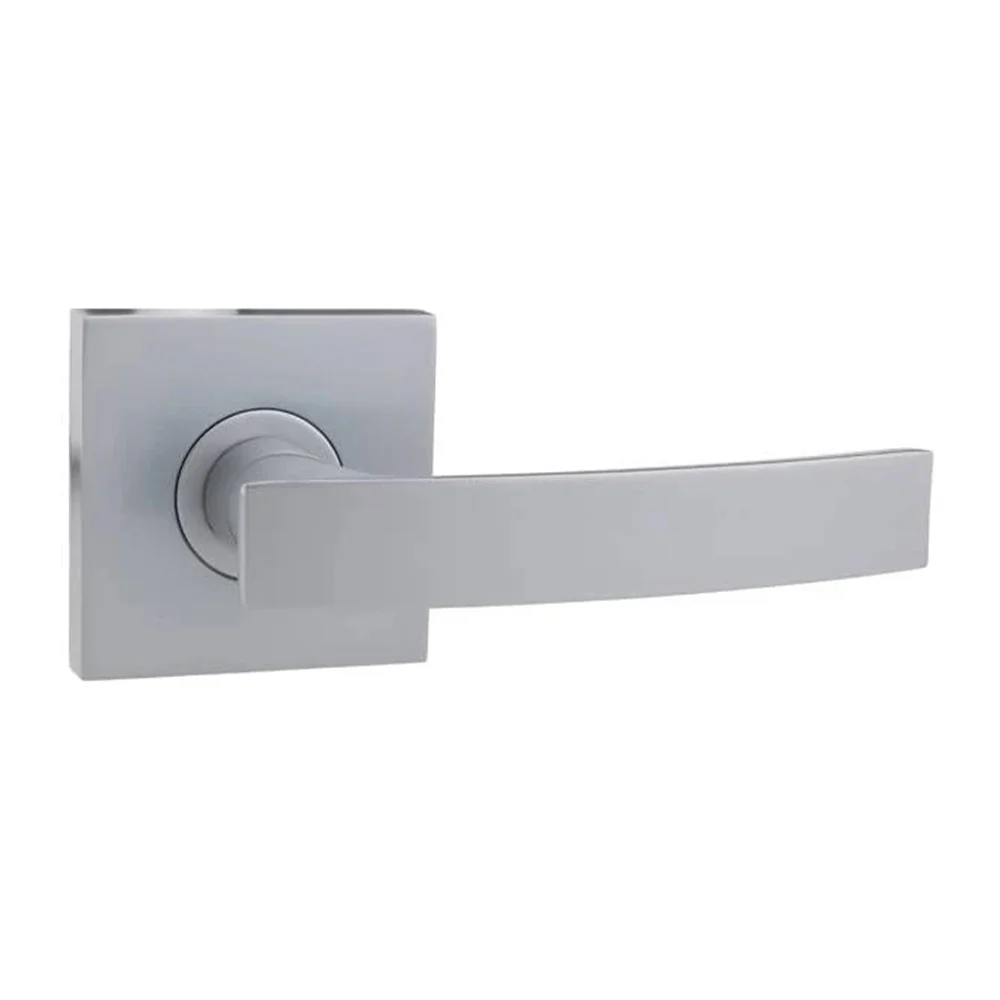 N2lok Novum Door Lever Passage Set on Square Rose Box Pack - Available in Various Finishes - Image 2