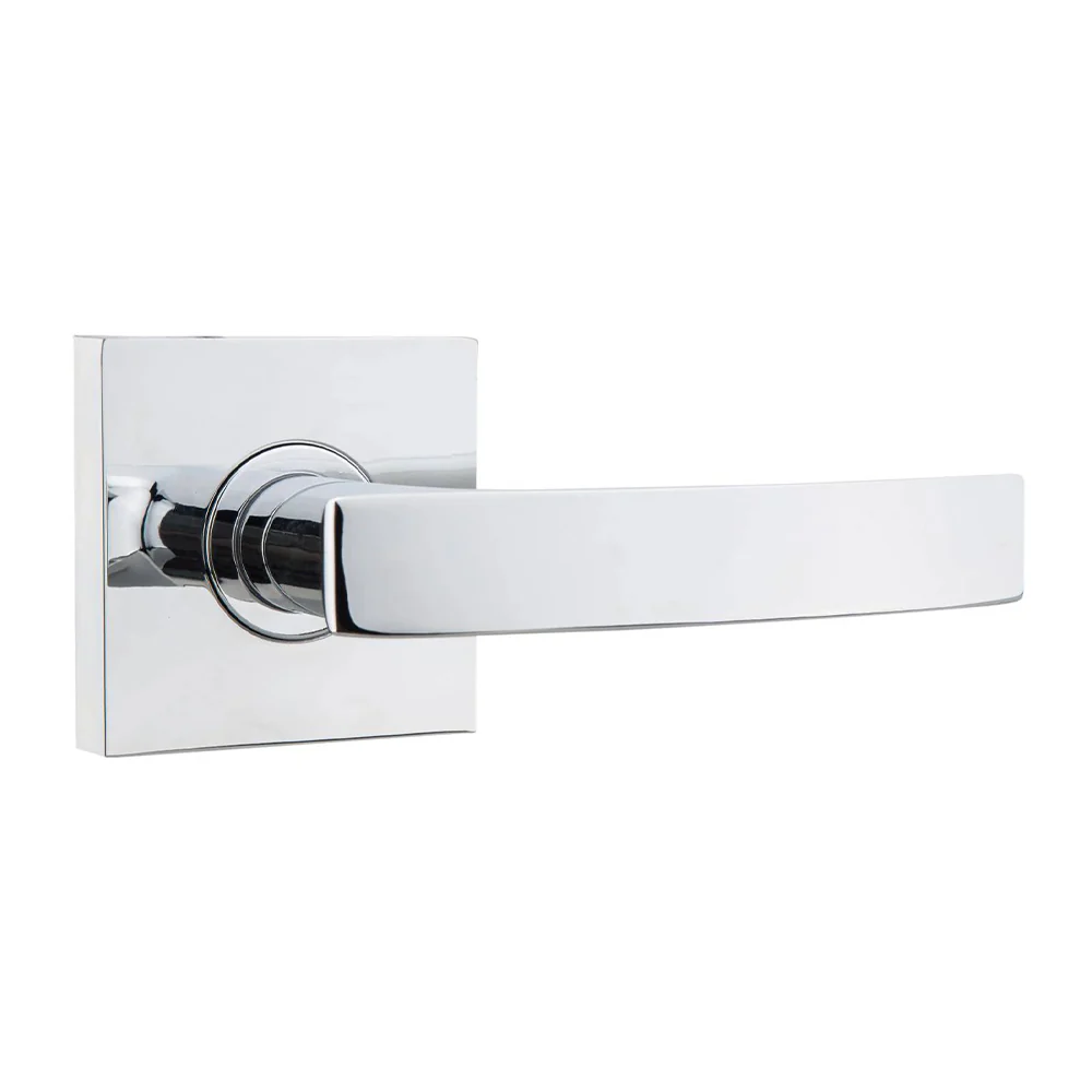 N2lok Novum Door Lever Passage Set on Square Rose Box Pack - Available in Various Finishes - Image 3