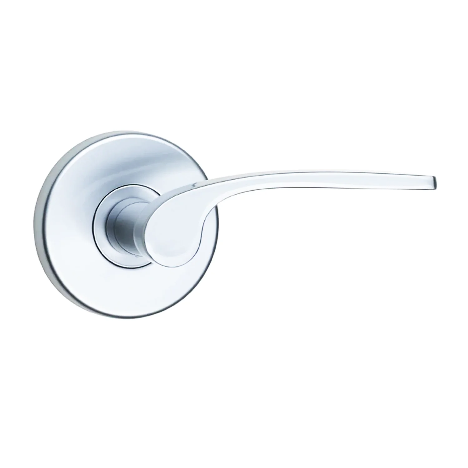 N2lok Padela Door Lever Passage Set on Round Rose Box Pack - Available in Various Finishes - Image 3
