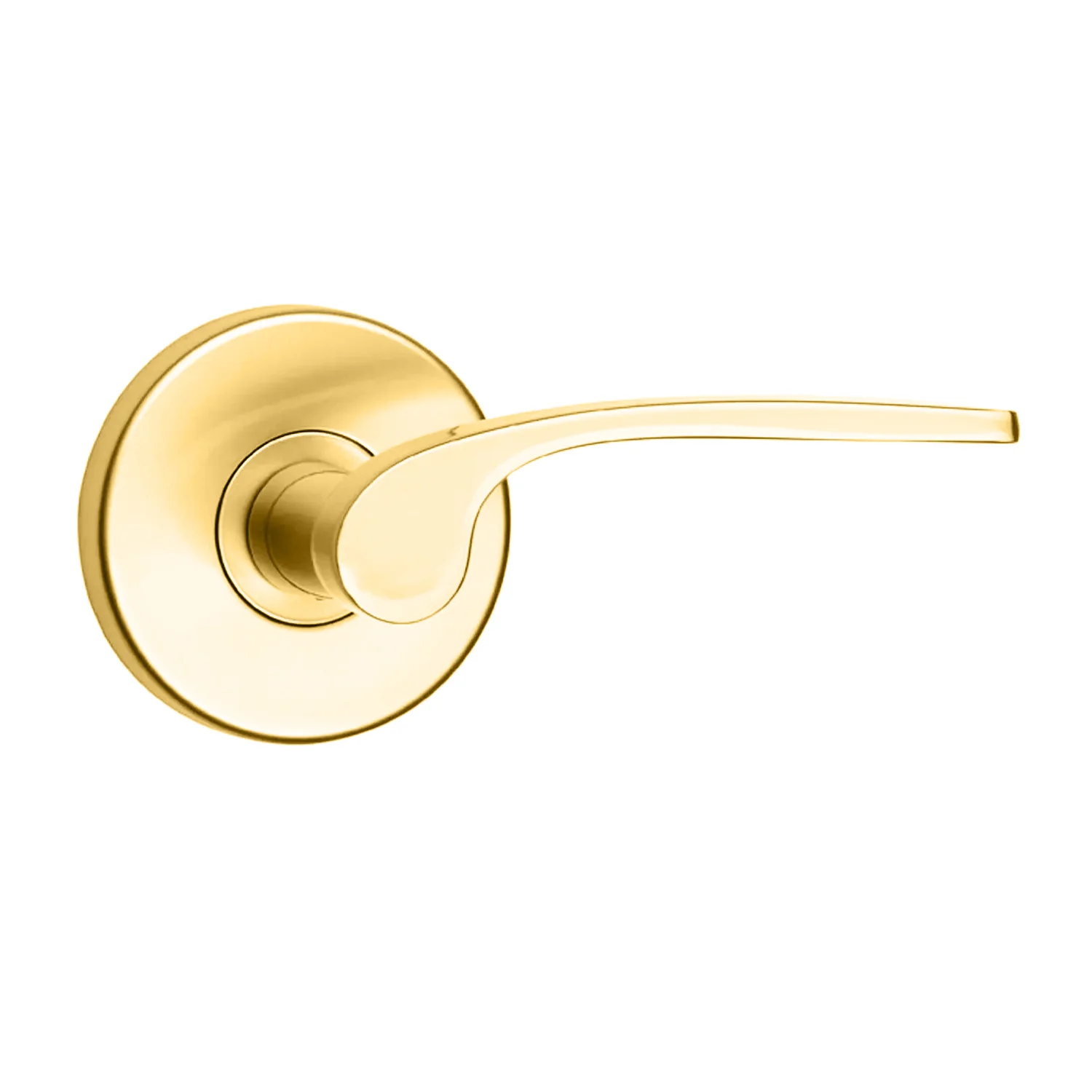 N2lok Padela Door Lever Passage Set on Round Rose Box Pack - Available in Various Finishes - Image 4