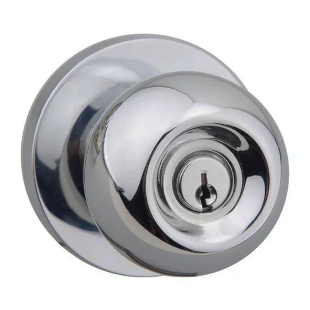 N2lok Pila Door Knob on Round Rose Entrance Set - Available in Various Finishes - Image 2