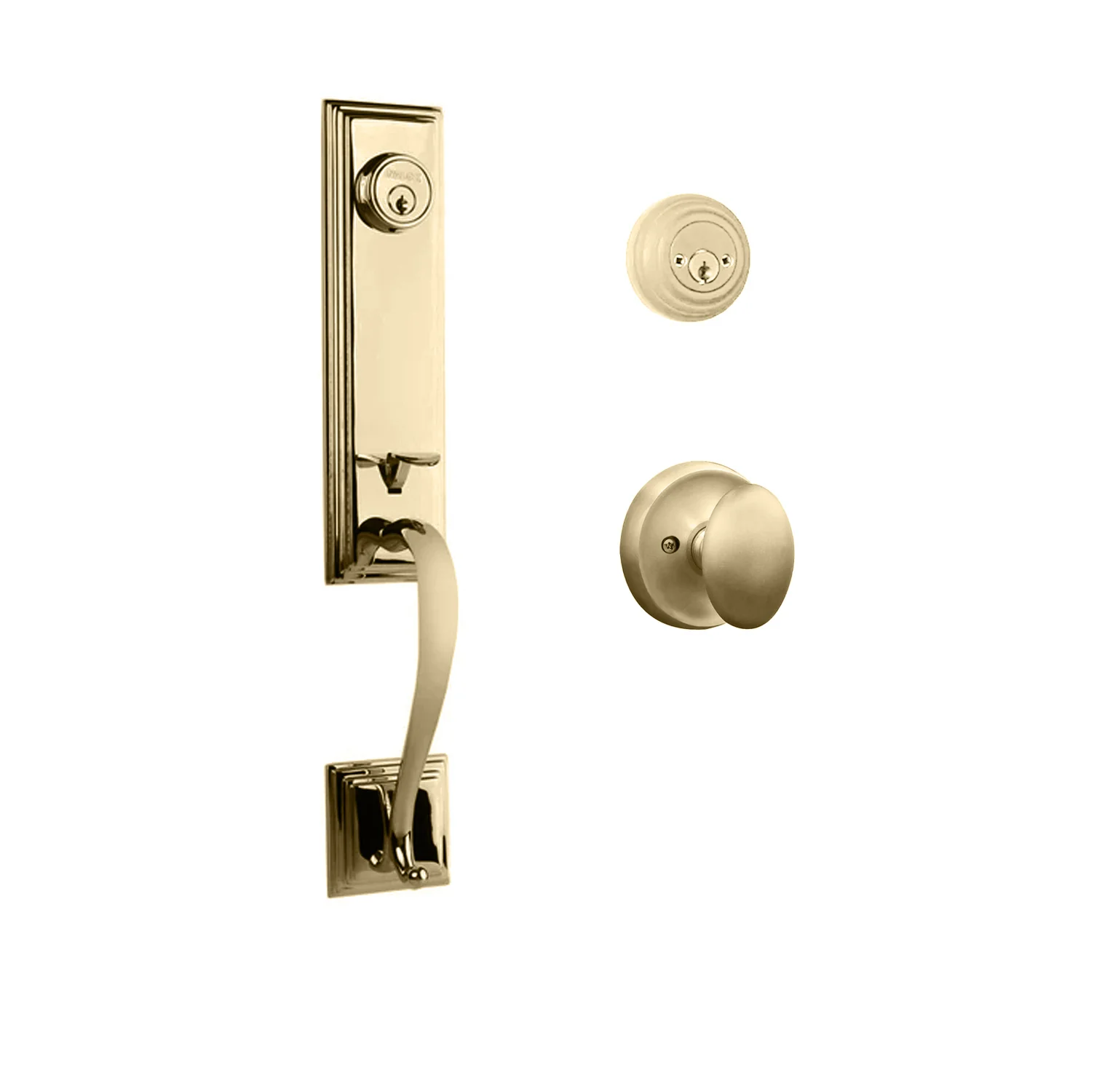 N2lok Seine Door Handle Double Cylinder with Egg Knob Entrance Set Box Pack - Image 4