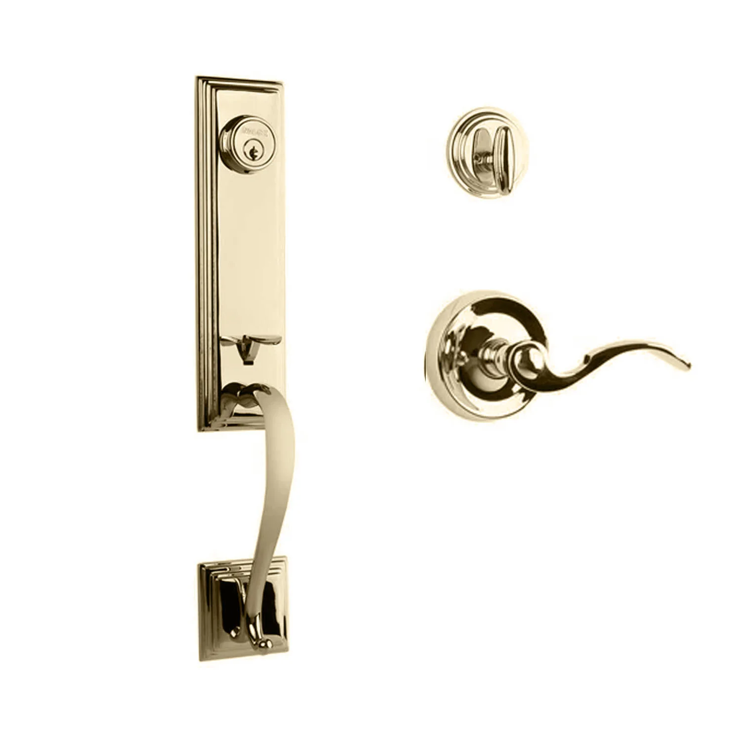 N2lok Seine Door Handle Single Cylinder with Flutto Lever Entrance Set Box Pack - Image 4