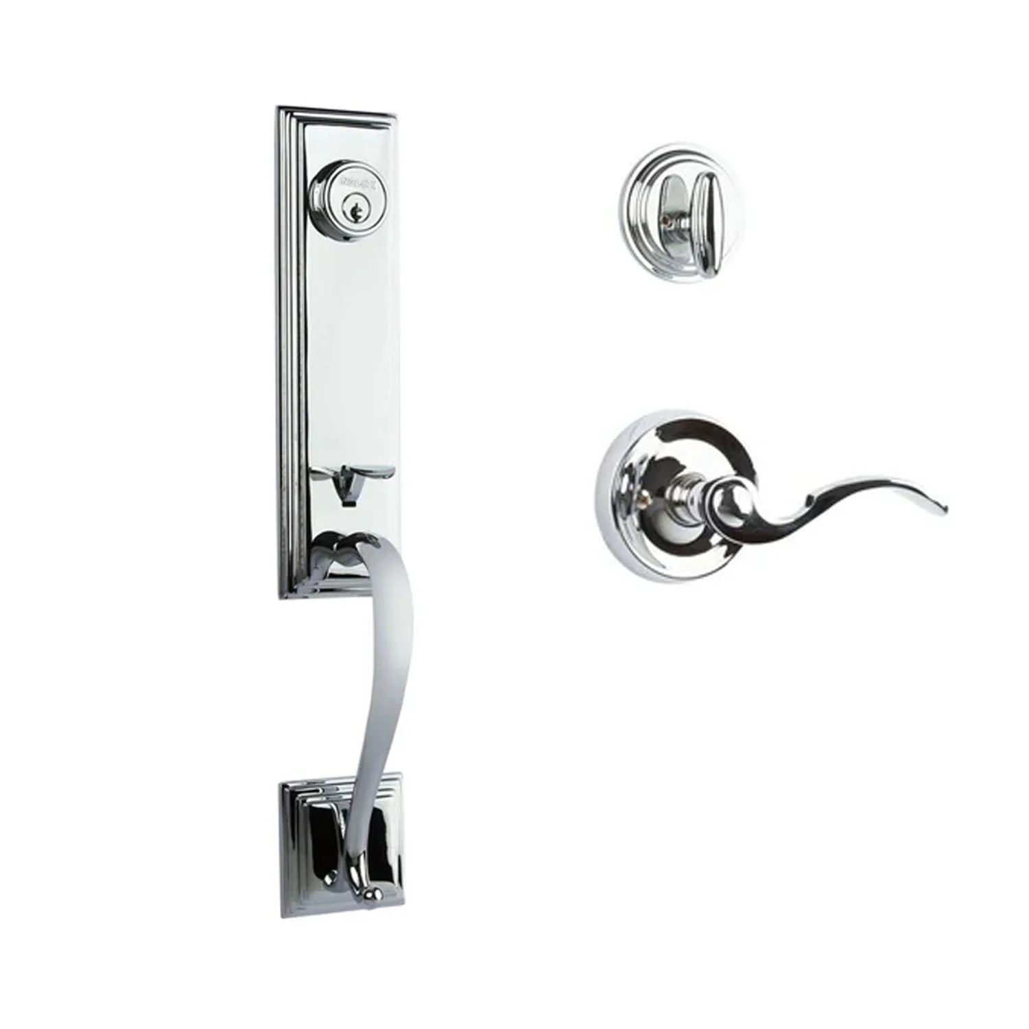 N2lok Seine Door Handle Single Cylinder with Flutto Lever Entrance Set Box Pack - Image 6