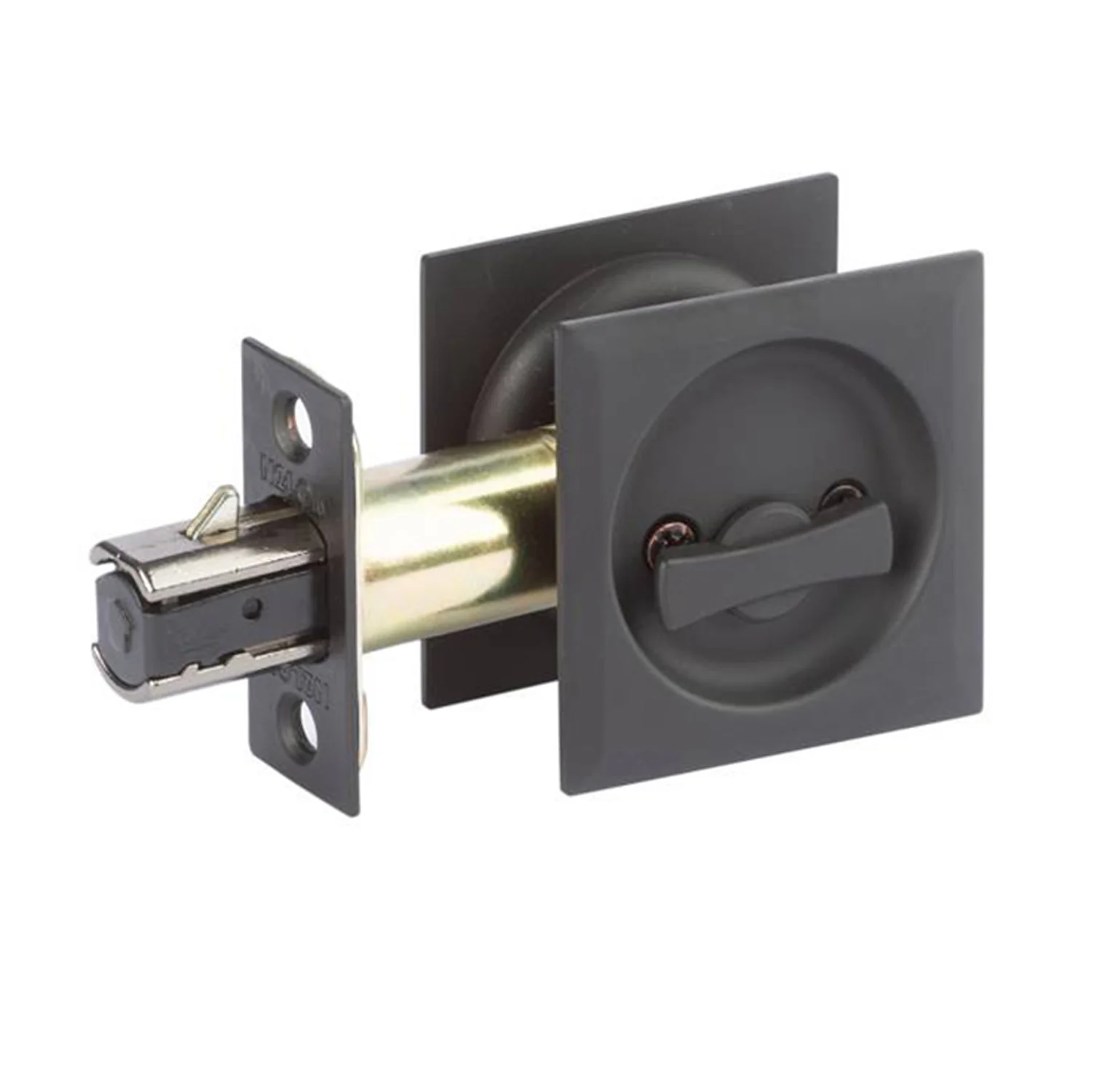 N2lok Sliding Door Cavity Lock Square Privacy Set - Available in Various Finishes - Image 2
