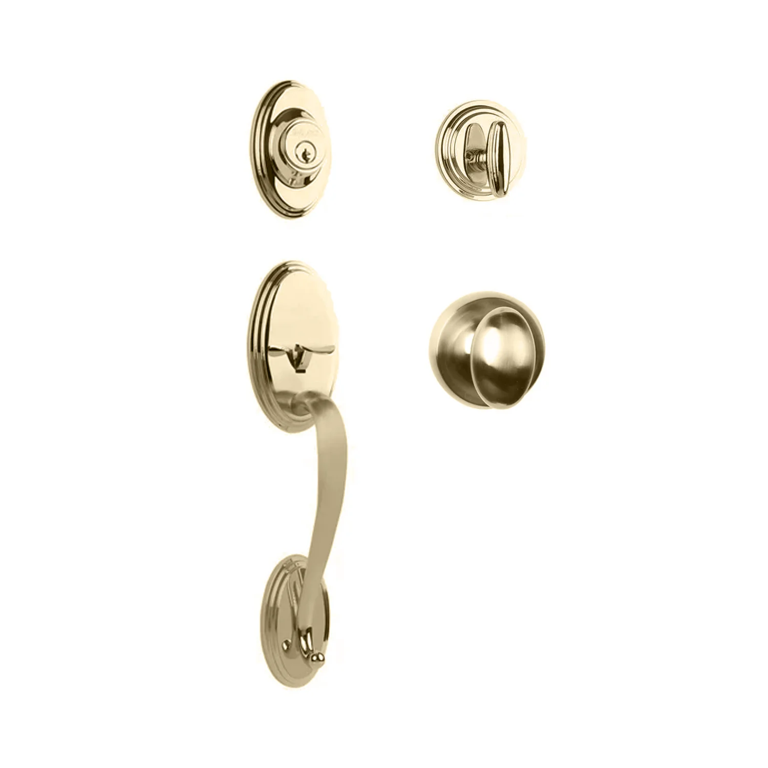 N2lok Somme Door Handle Single Cylinder with Egg Knob Entrance Set Box Pack - Image 4
