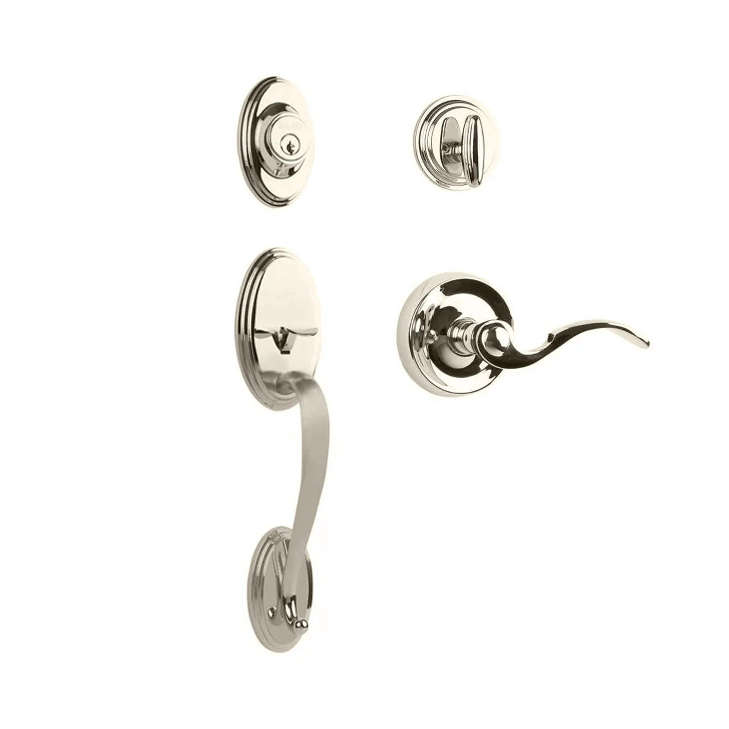 N2lok Somme Door Handle Single Cylinder with Flutto Lever Entrance Set Box Pack - Image 5