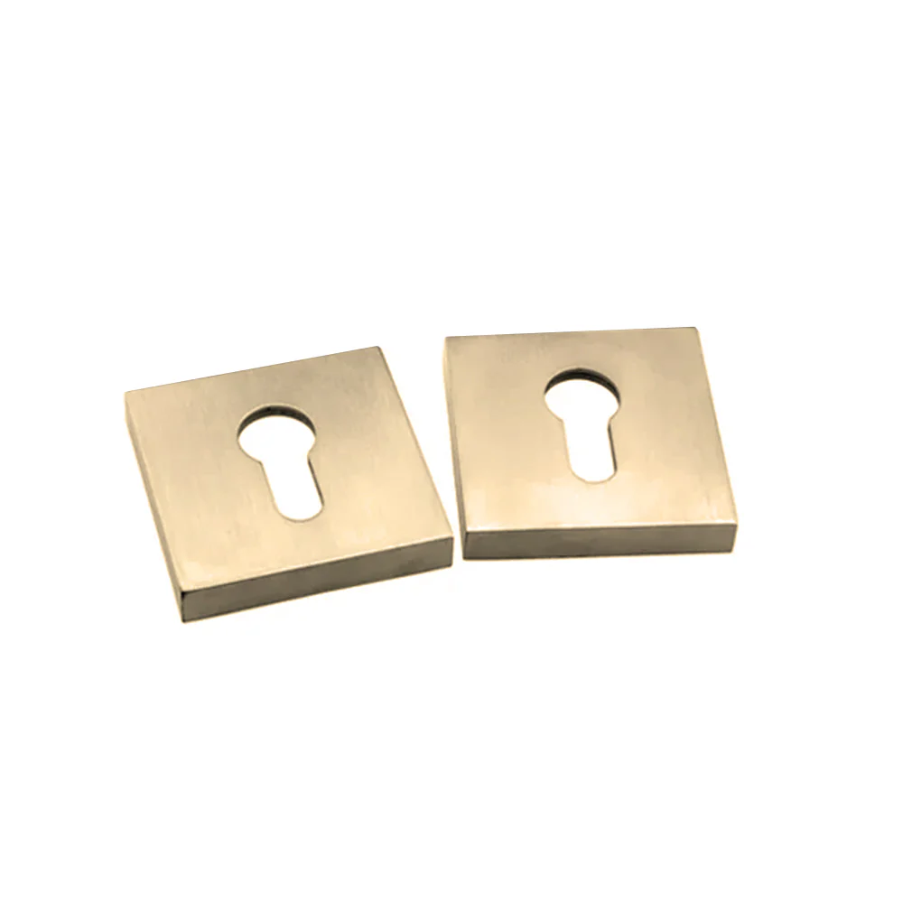 N2LOK Square Euro Cylinder Escutcheon 60mm Box Pack - Available in Various Finish - Image 3