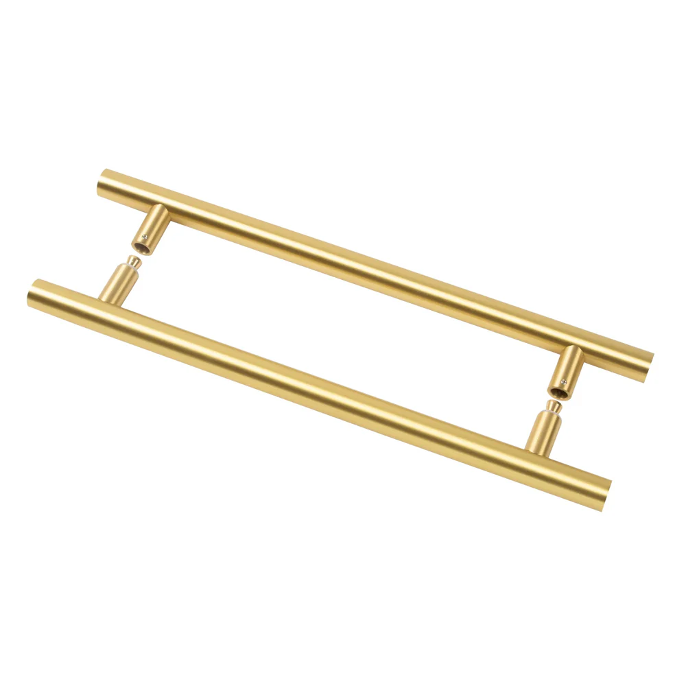 N2lok Vienne Round Door Pull Handle Back to Back 750mm Box Pack - Available in Various Finishes - Image 4