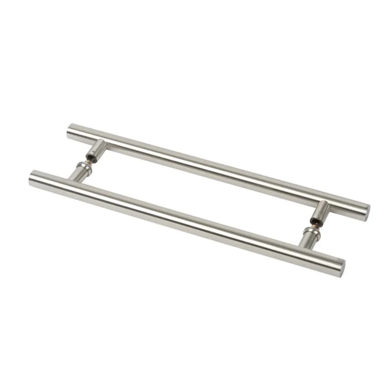 N2lok Vienne Tube Door Pull - Available in Satin Stainless Steel and Satin Brass - Image 2