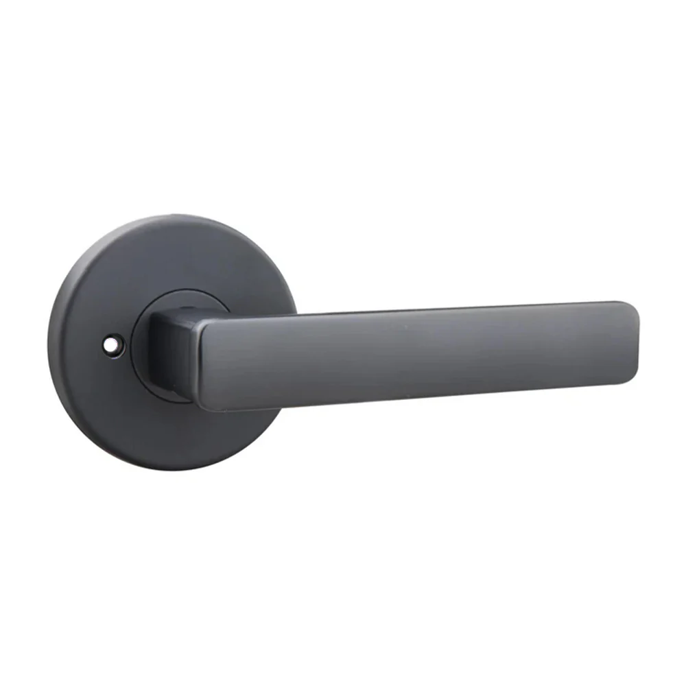 N2lok Vitus Door Lever on Round Rose Privacy Set - Available in Various Finishes - Image 2
