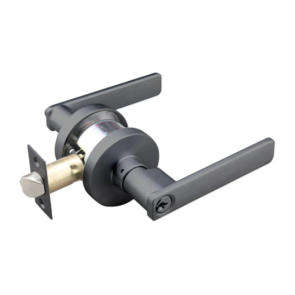 N2lok Vitus Door Lever Round Rose Entrance Set - Available in Various Finishes - Image 5